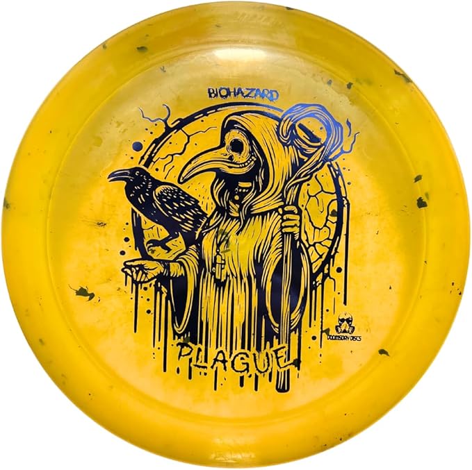 DOOMSDAY DISCS Plague Distance Driver | Advanced Disc Golf Driver | Premium Flexible Plastic