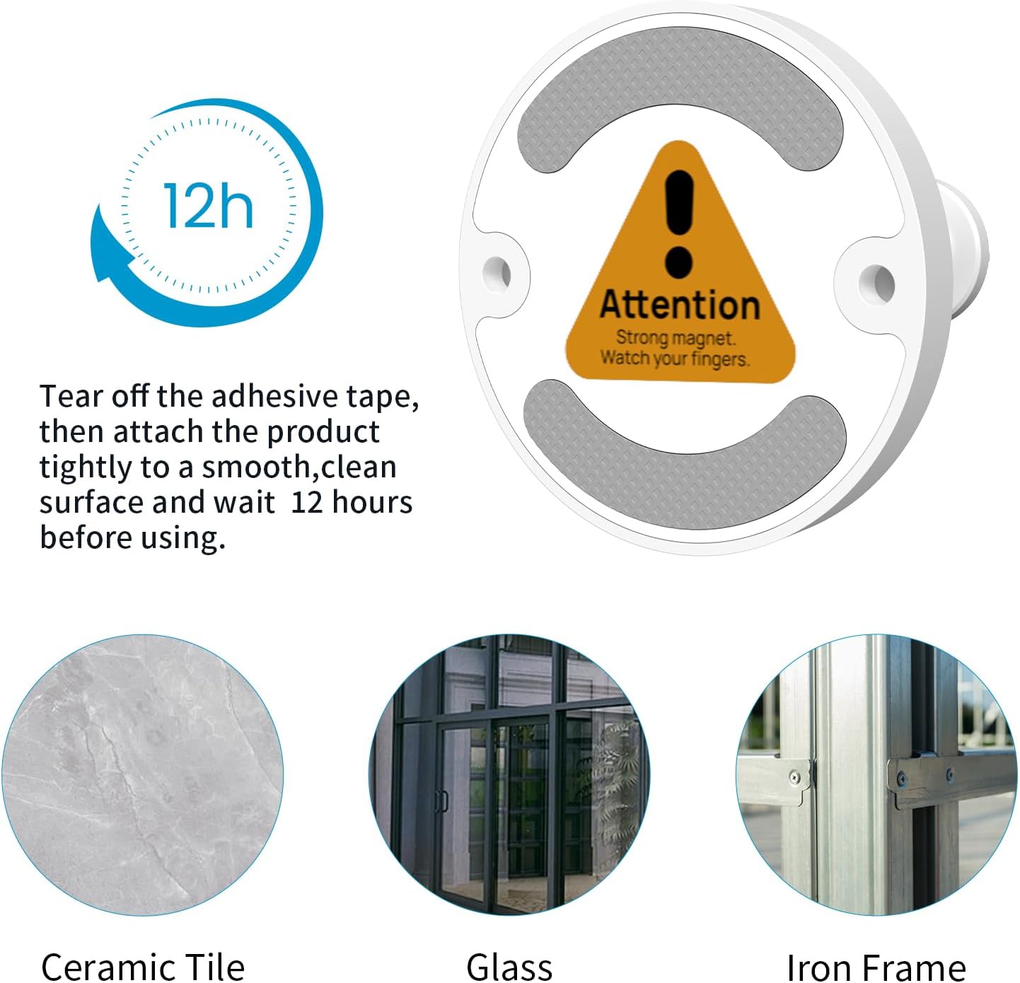360 90 S2 GX3S ieGeek Security Camera Magnetic Mount, Swivel Wall Mount with Tilt Adjustment, Compatible with ieGeek