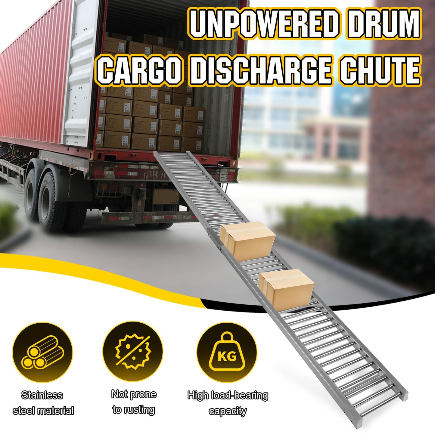 Generic 4M Unloading Artifact Pulley Unpowered Transmission Handling Artifact for Werehouse Unload (A)