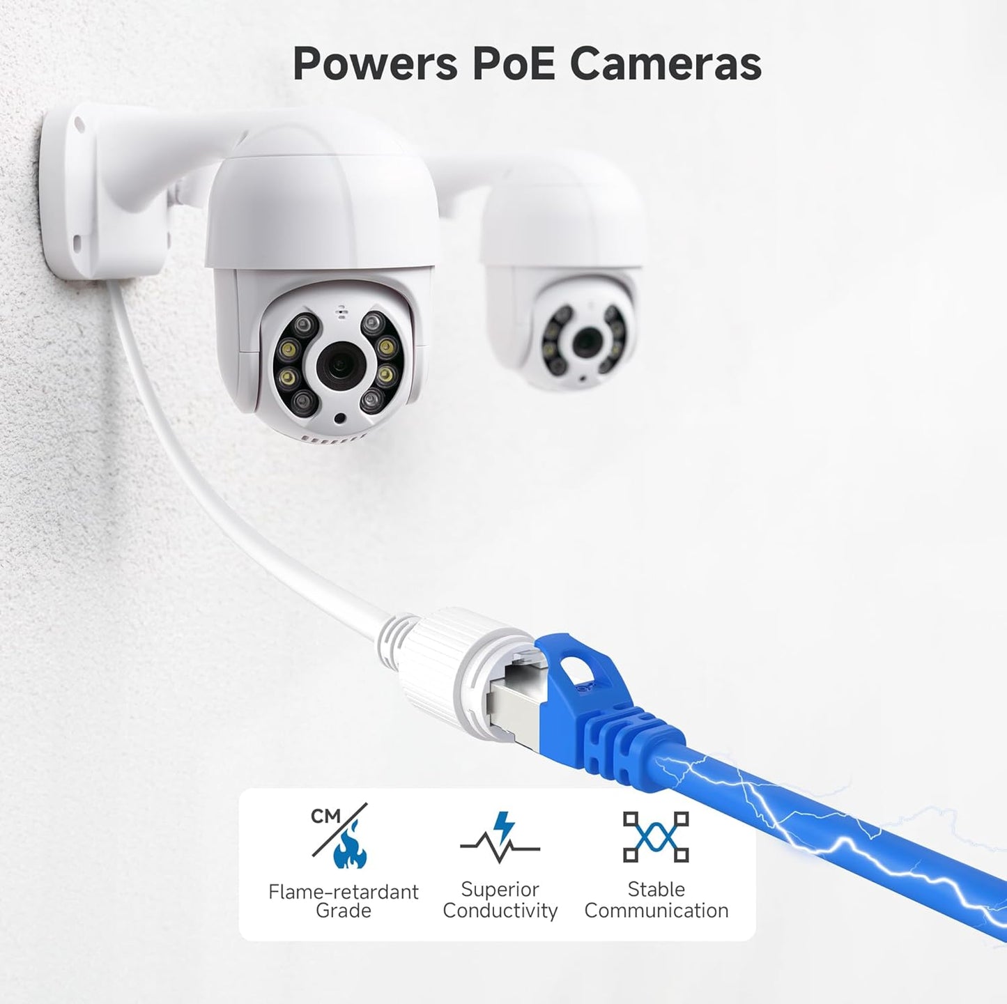 10Gbps 6A 50ft, 6A Cat6A Cable Matters Snagless Shielded Cat Ethernet Cable - Cat Cable, Cord, Ethernet Cord, Blue