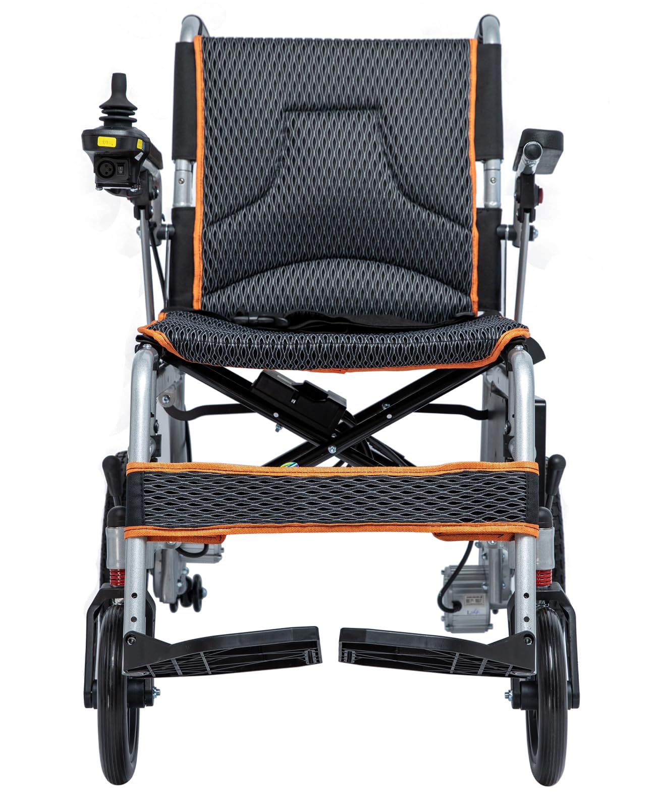 Ulixoria 33 lbs Ultra Lightweight Electric Wheelchair for Adults, Airline Approved Foldable Power Chair with SOS & Mute Button, Portable Motorized Wheelchair with Removable Battery