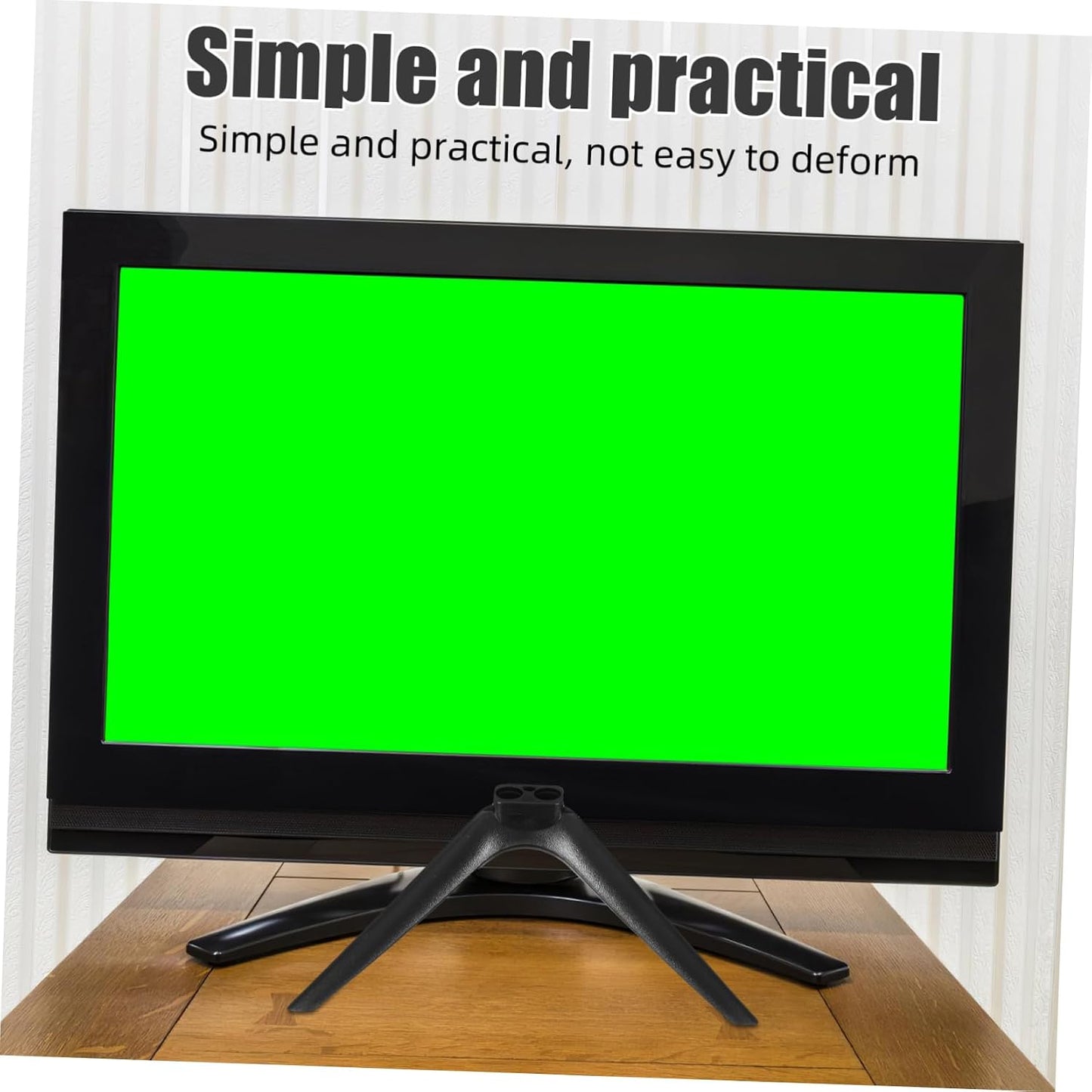Cabilock 1 Set No Drill Television Stand Bracket Heavy Duty Support for Tvs Monitors Projectors Elegant Design Easy