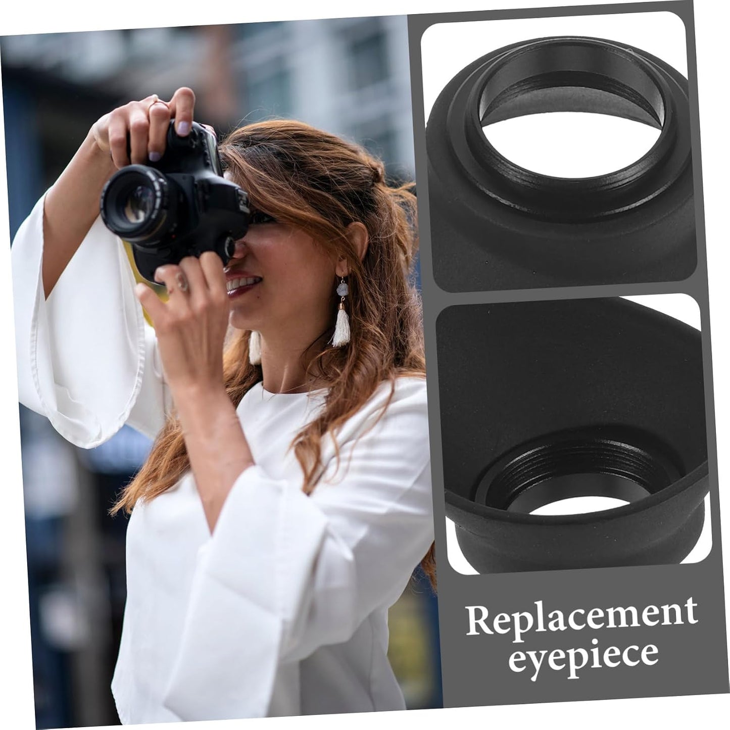 Durable Replacement Viewfinder Eyecup for Cameras - Easy Installation