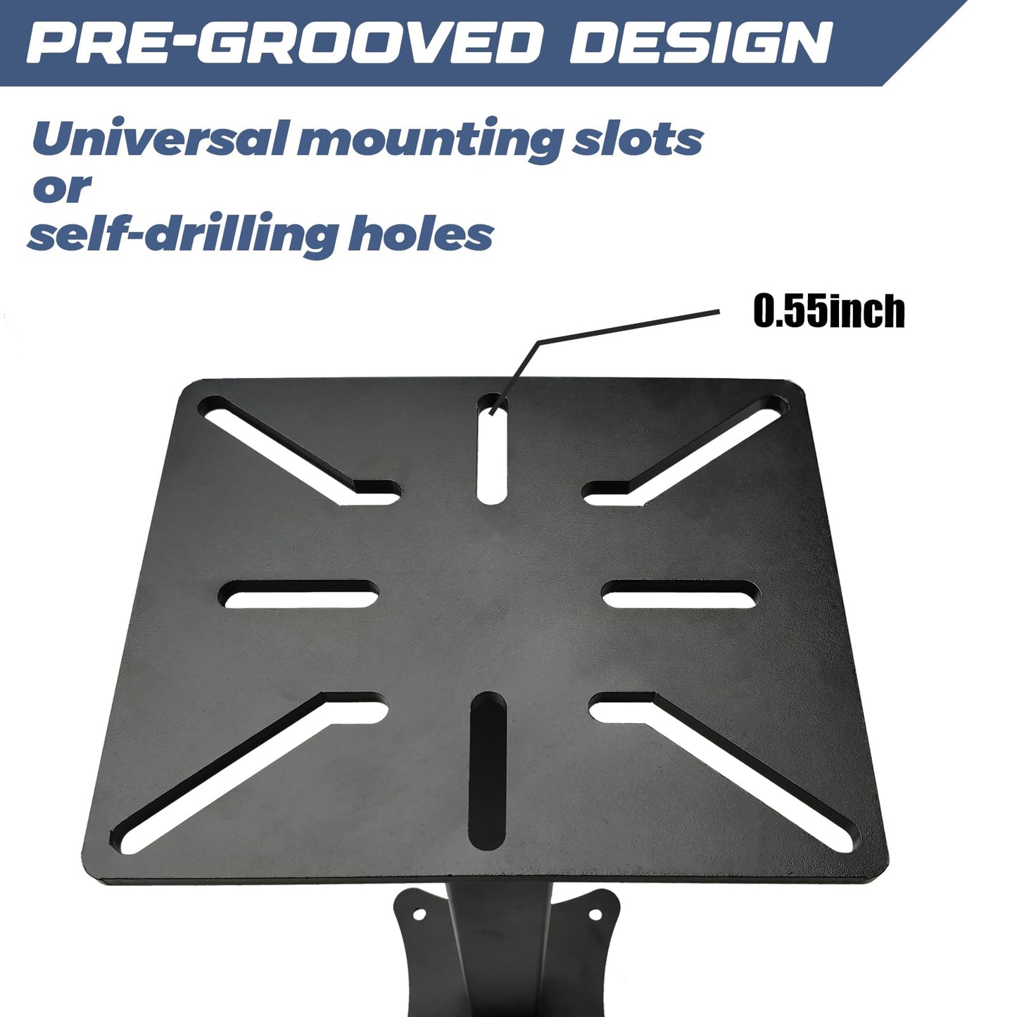 ICITYWALL Heavy Duty Bench Grinder Stand Mount Vise and Grinder, Grinder Stand Suitable for Grinders, Vises, Drill Press, etc