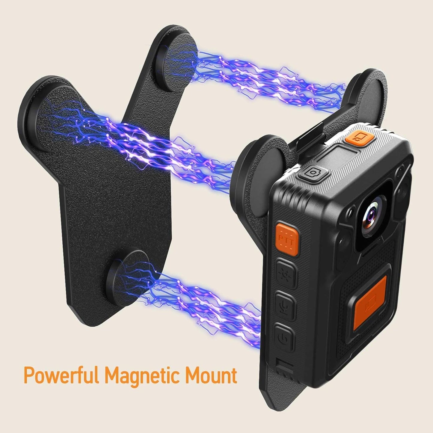 TAMEIVISUA KP9, KP20, KP22 Body Camera Magnet Bracket, Strong Magnet for Cameras