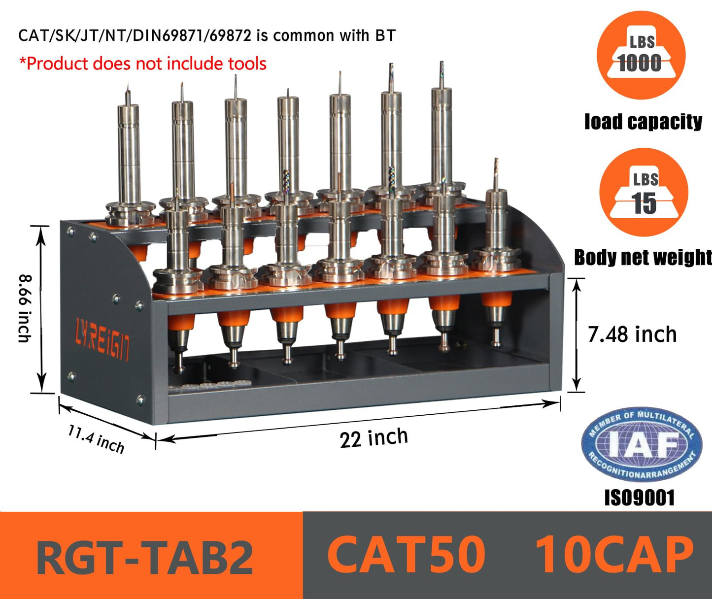 CAT 30 Tool Cart CNC, CNC Tool Holder on Desktop Randomly Placed, CNC Tool Carts Small, CNC Tool Cabinet, Easy and Convenient CNC Tool Storage CNC Tools Cart(CAT30-20CAP)…