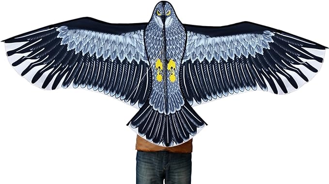 HENGDA KITE-Strong Eagles!Huge Beginner Eagle Kites for Kids and Adults.74-Inch