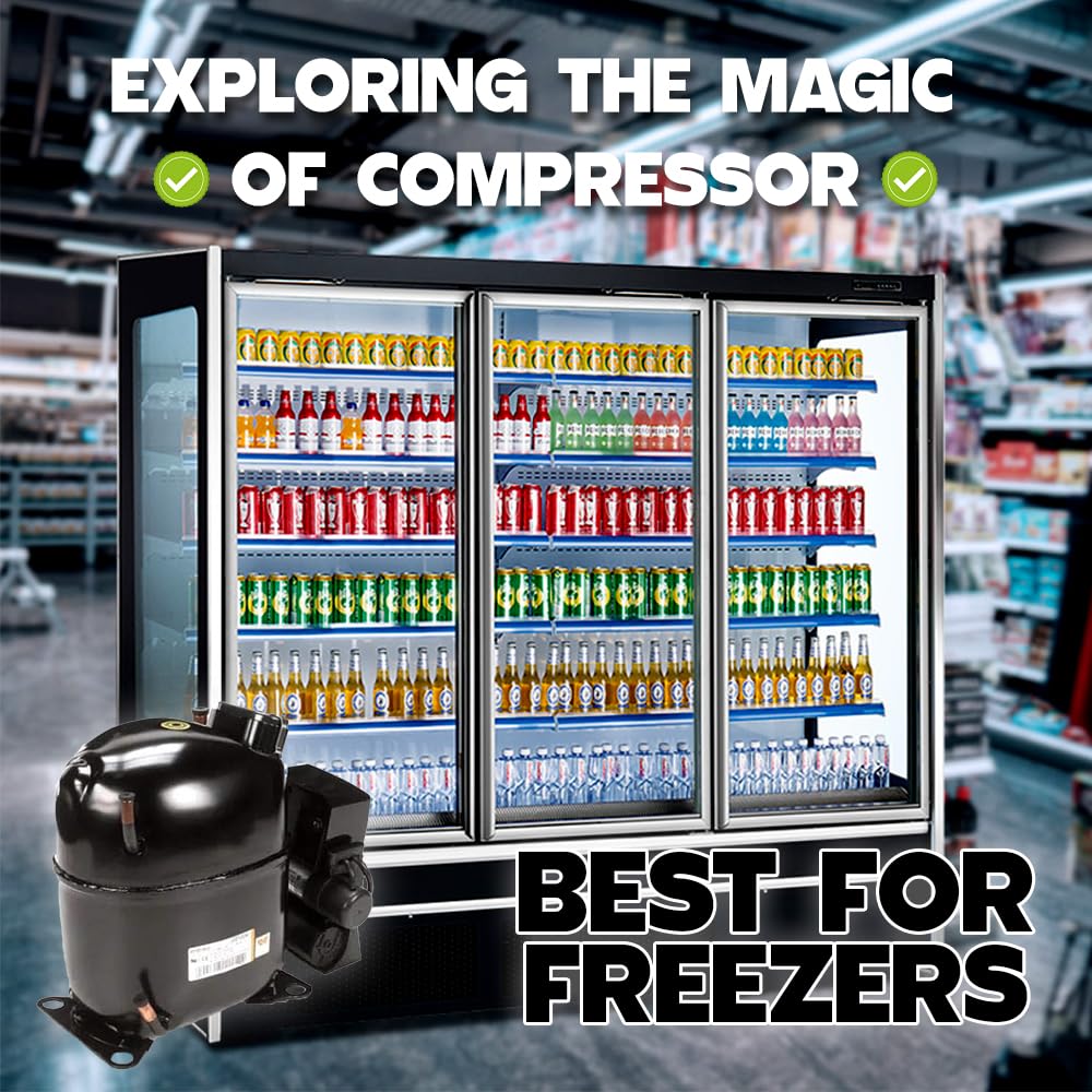 Embraco NT2180GK Freezer Compressor 115V - R404a Refrigerant