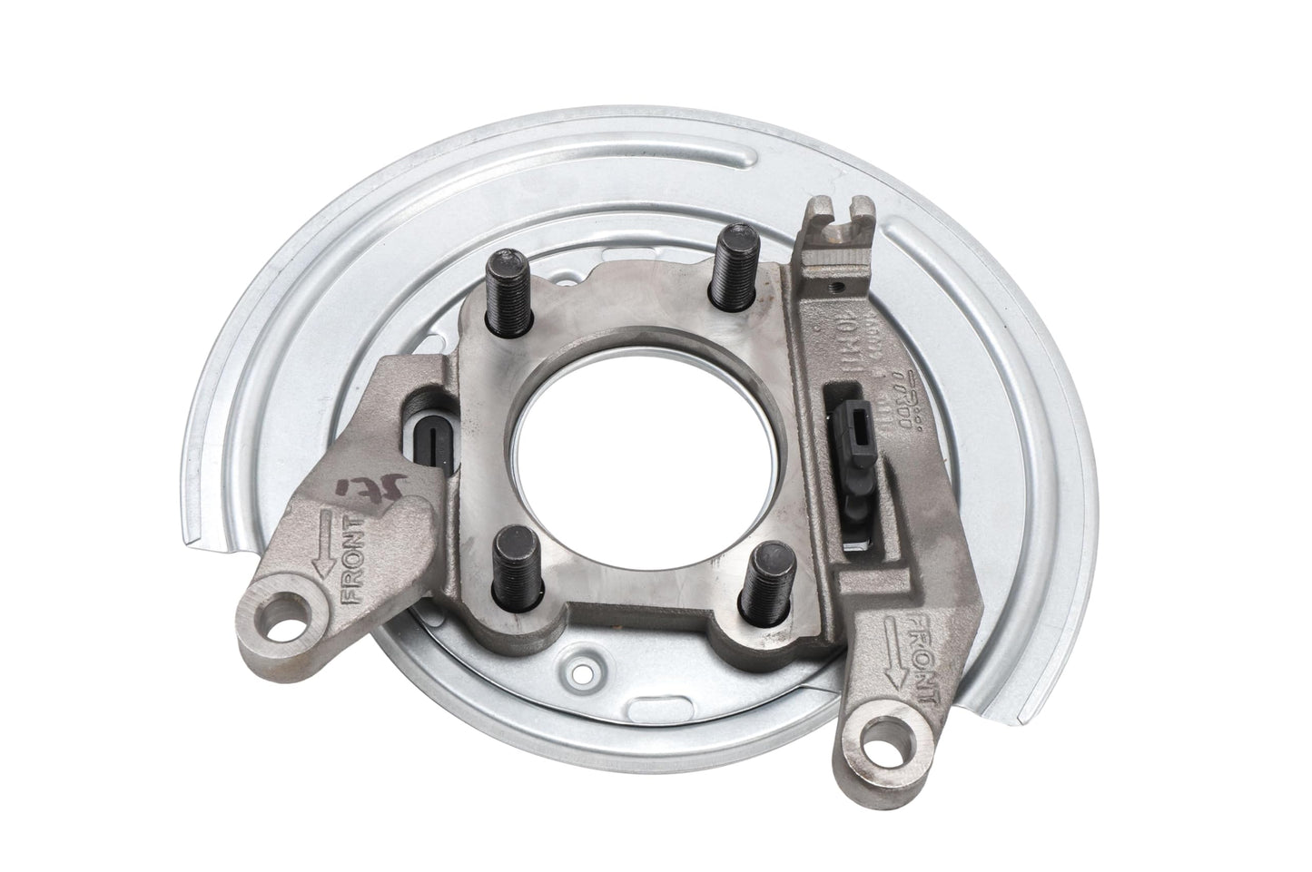 GM Genuine Parts 15836519 Rear Parking Brake Anchor Backing Plate Kit with Plate, Shield, and Bolts