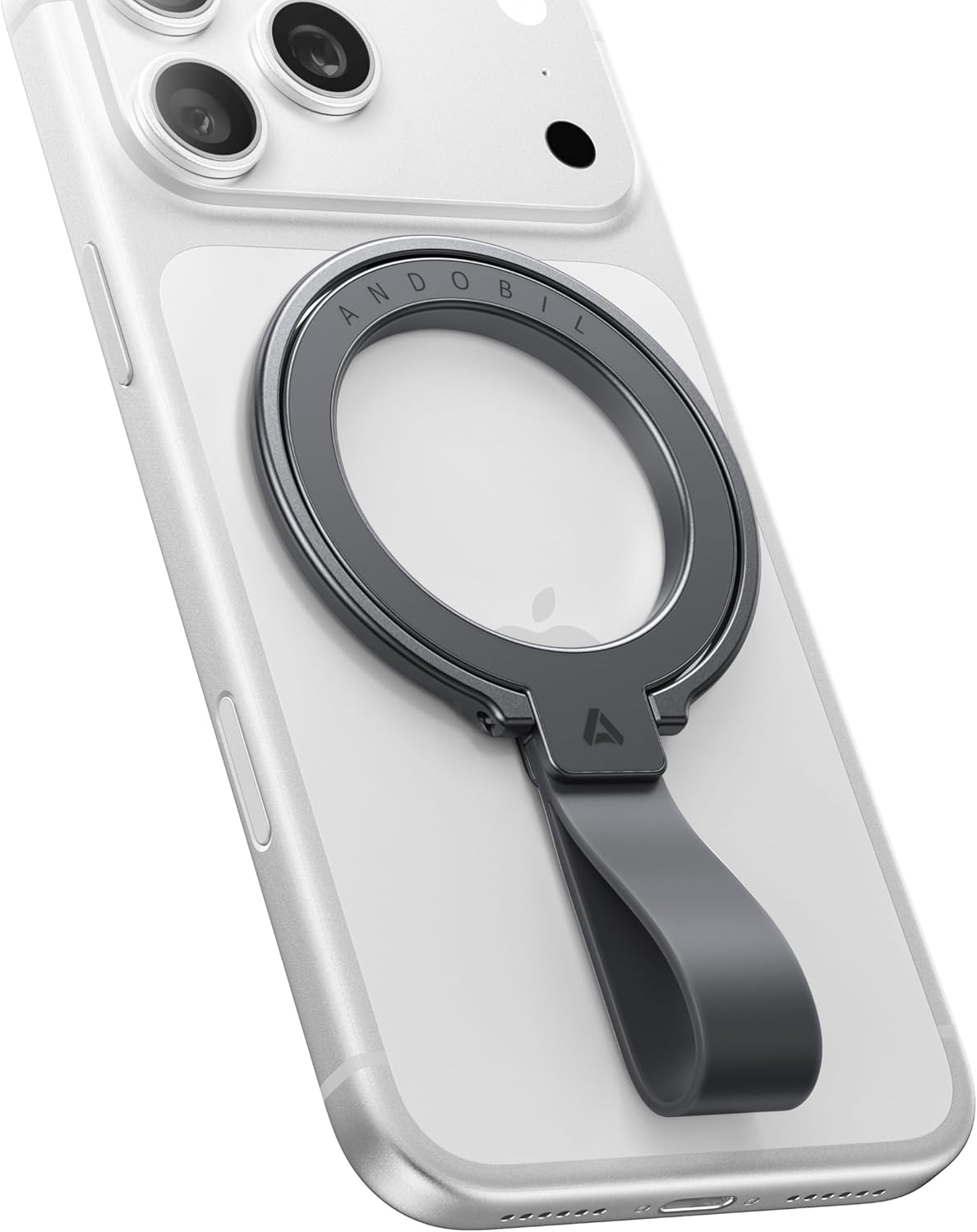 andobil [2026 17 16 15/14/13/12&Android, Unrivaled Stability] Magnetic Phone Grip Holder for MagSafe Ring Stand Holder