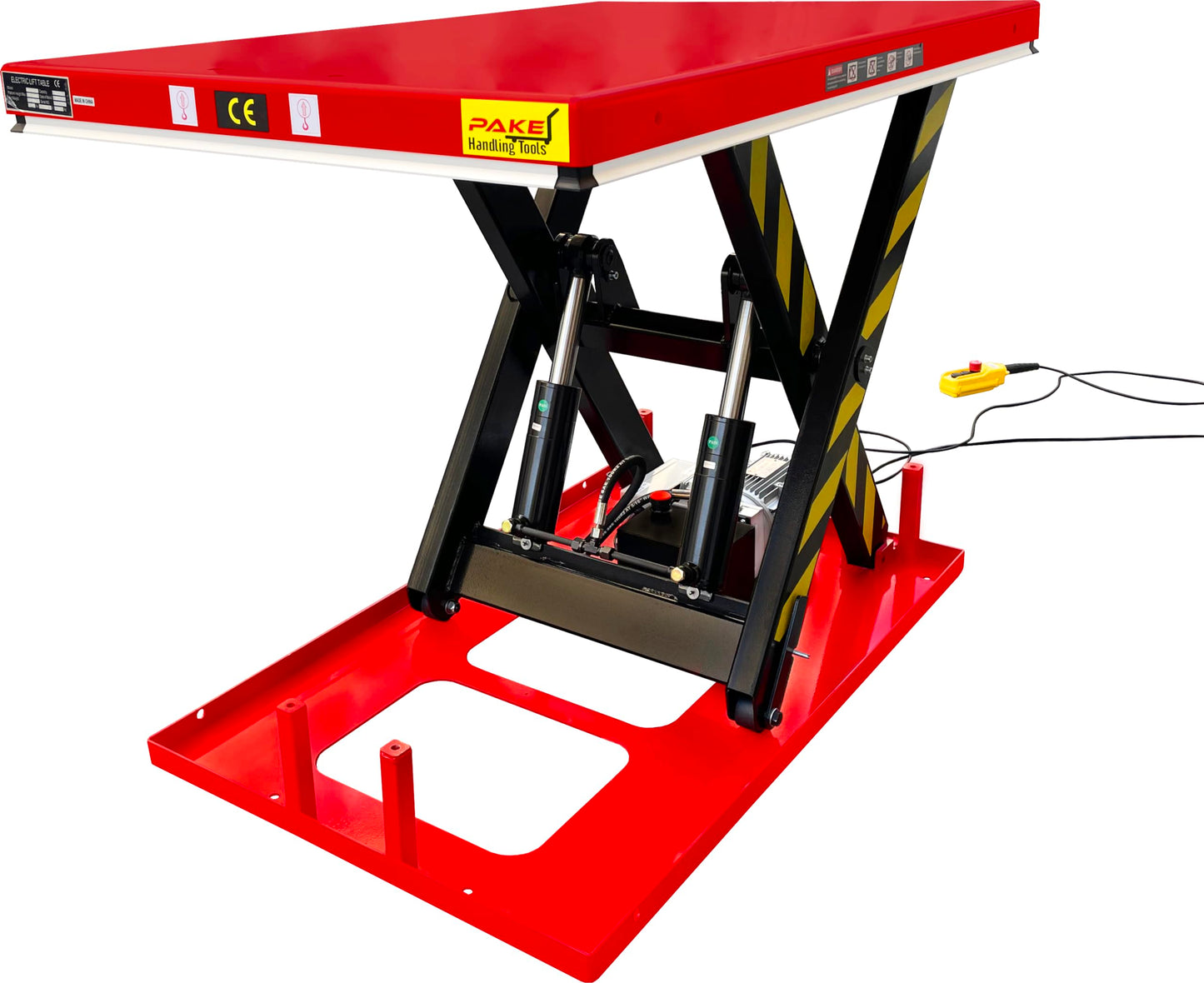 Electric Hydraulic Scissor Lift Table, 4,400 lb. Capacity, 51" x 33-1/2"