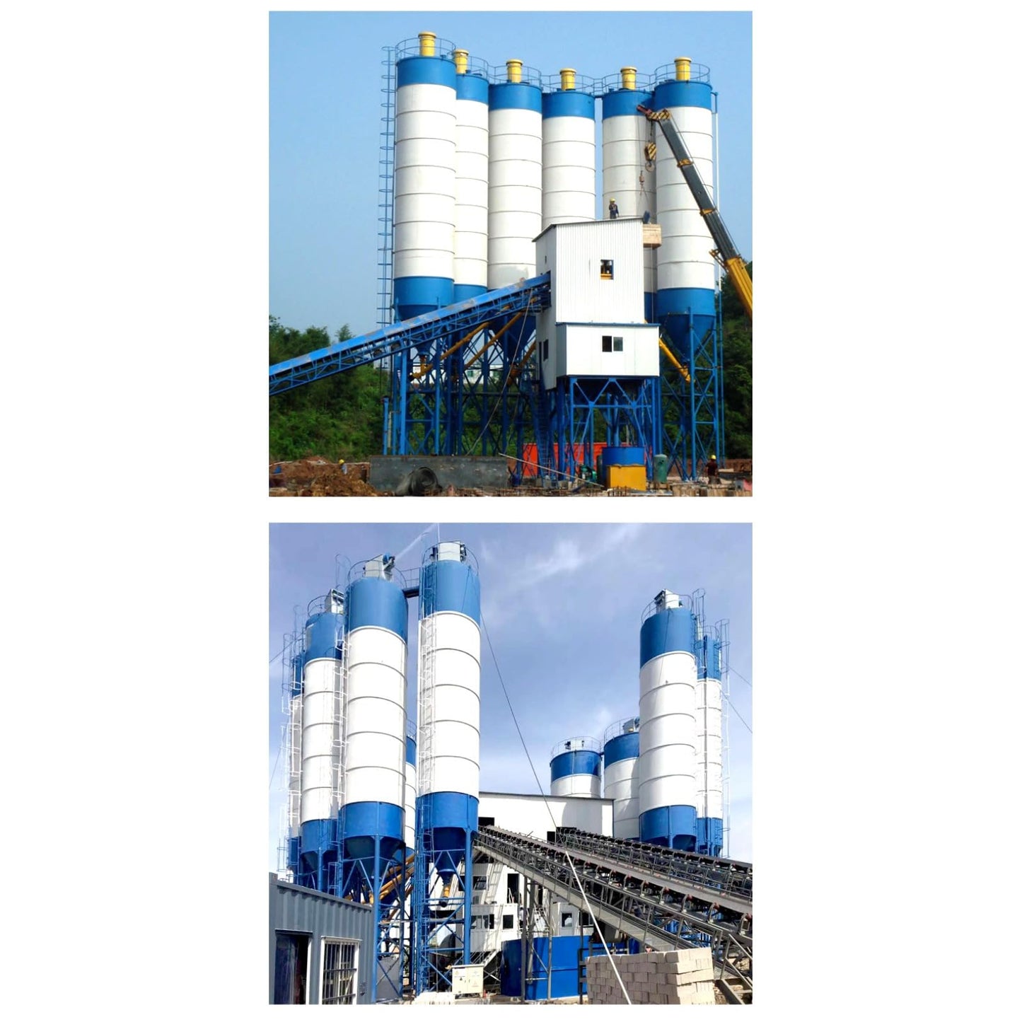 High-Output Concrete Batching Plant equipped with spiral twin-shaft mixer, efficient aggregate delivery and dust-control system, ideal for urban development, highway builds and ready-mix services