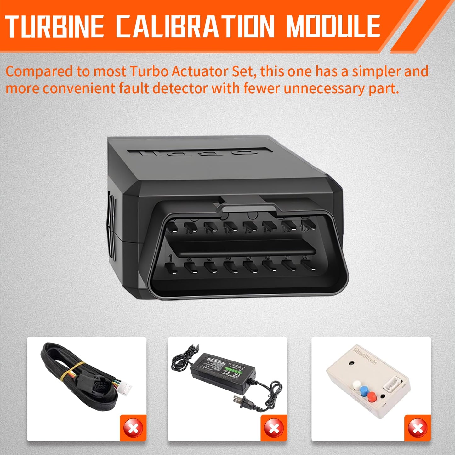 5494878RX Upgrade 6.7L Cummins Turbocharger Actuator Calibrate Kit Compatible With 2013-2018 Ram 2500 3500 4500 5500 Diesel VGT Holset HE300VG HE351VE W/Turbine Calibration Module Replace 68481772AA