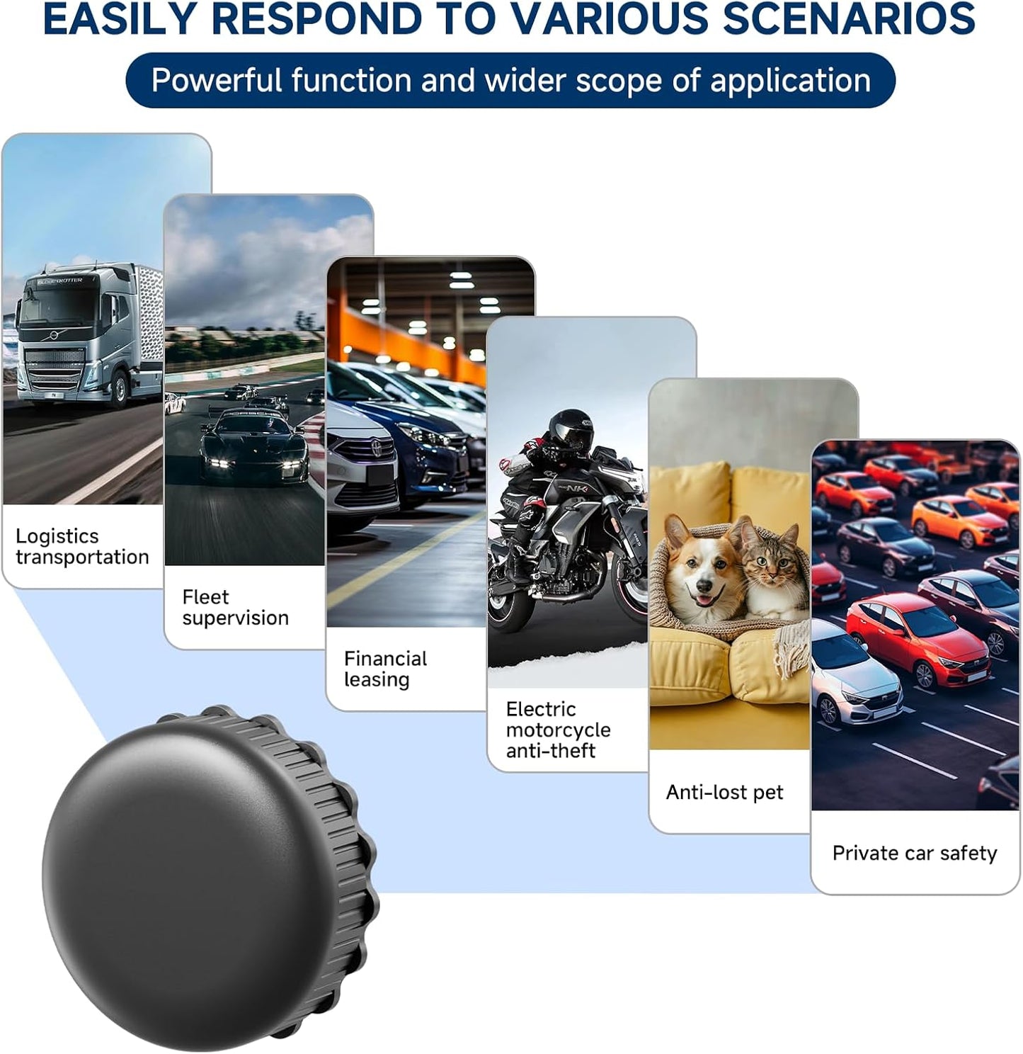 LAOLASEED Mini GPS Tracker for Vehicles No Monthly Fee,GPS Car Tracker,Real Time Car GPS Tracker,Strong Magnetic Car