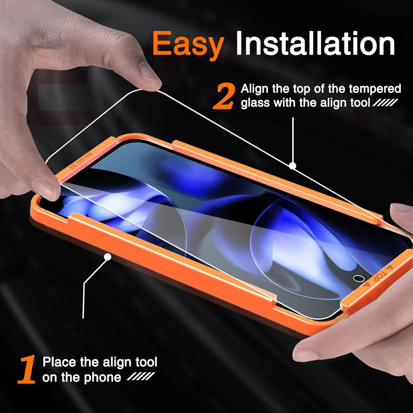 3 Pack 9A 3 Pack 9H Milomdoi Tempered Glass for Google Pixel Screen Protector with Camera Lens Protector, Ultra