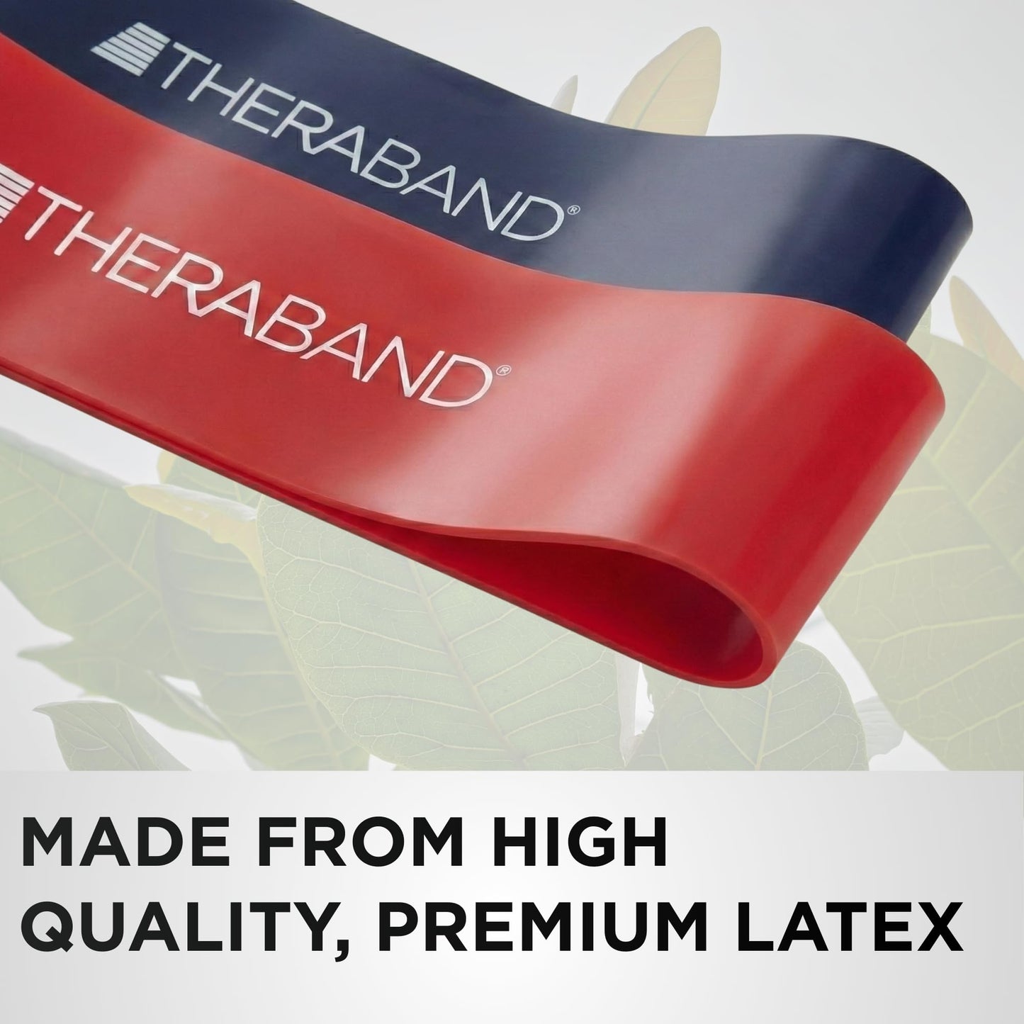 THERABAND Resistance Band Loop Set, 12" Workout Bands for Strength Training, Stretching & Physical Therapy, Set of 4 Color-Coded Exercise Bands with Varying Resistance Levels, Portable & Durable