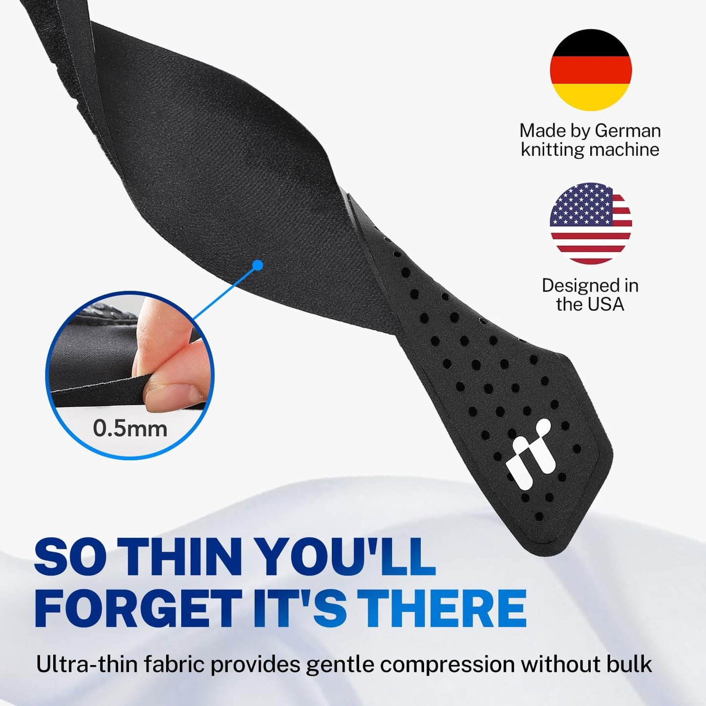 Wrist Brace for Carpal Tunnel, Ultra Thin & Breathable, Soft Thumb Design, Ajustable Wrist Support for Typing, Tennis, Golf, Sleep & Daily Use (Not for Thumb Pain), Fits Both Left & Right Hand, S/M