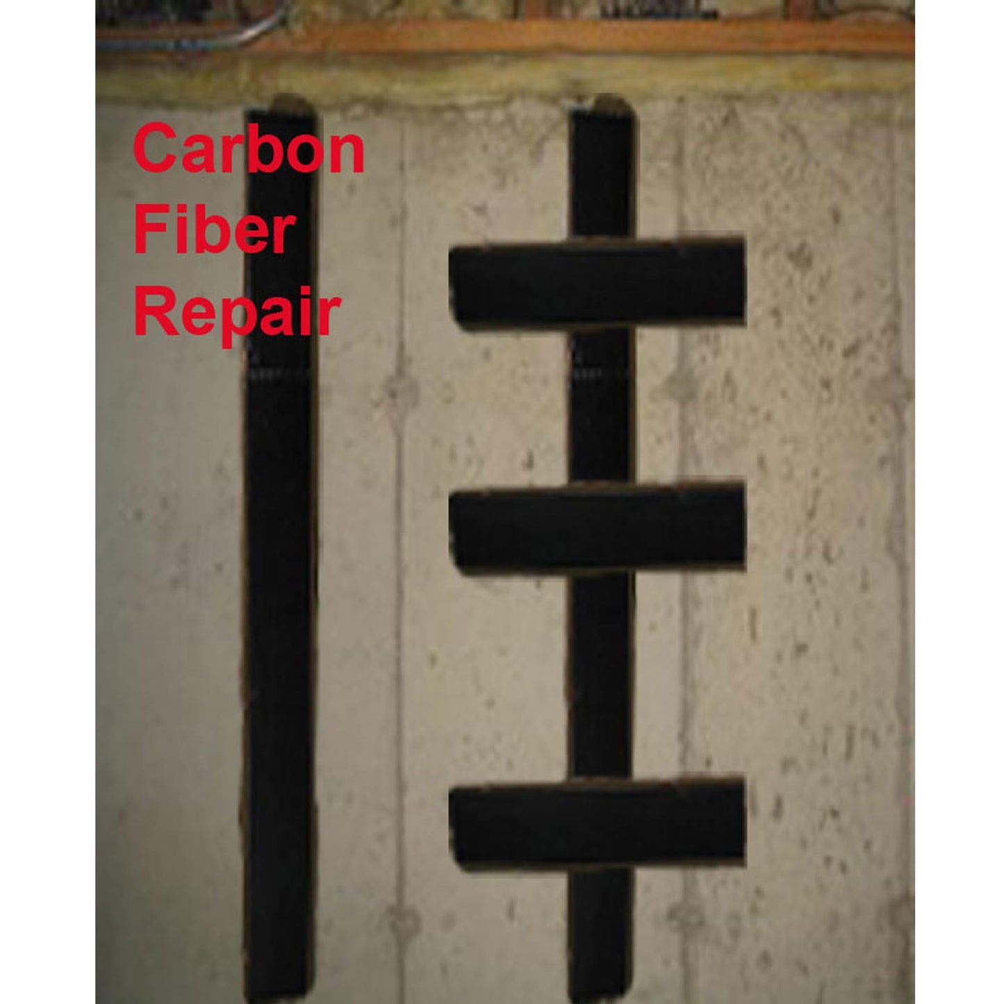 25 ft - Carbon Fiber-Basement Wall Crack Repair Kit - Carbon Fiber Foundation Wall Repair - Easy DIY Repair Includes Epoxy, Tools & Safety Gear