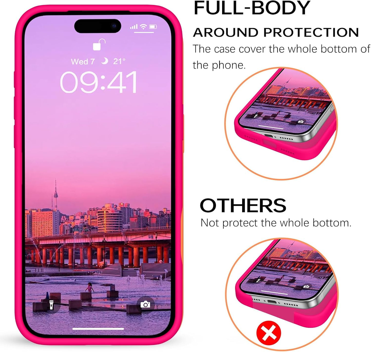 BENTOBEN 17 17 17 6.9" 2025, for iPhone Pro Max Case, Liquid Silicone Anti-Slip Microfiber Lining ProMax Phone Case