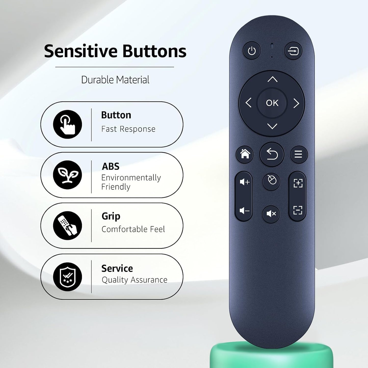 RETROSUN X3 Replacement Remote Control for Aubor Mentech Mini Projector