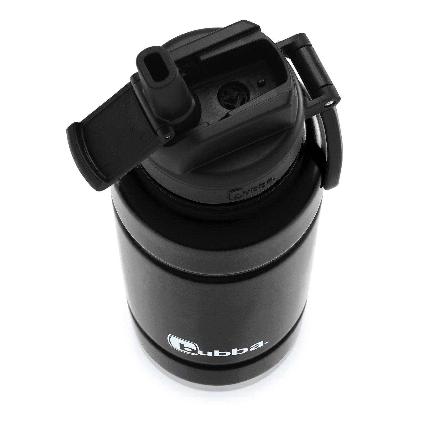 Bubba Trailblazer 40oz Vacuum-Insulated Stainless Steel Water Bottle with Straw & Carry Handle, Keeps Drinks Cold up to 24hrs, Great for Travel, Work, School, & More, Licorice