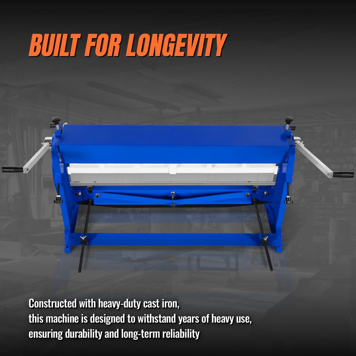 40-inch 3-in-1 Pan and Box Brake – Slip Roll, Shear, Bending Machine for Sheet Metal, 20 Gauge Mild Steel, Adjustable Fingers, Heavy Duty, Metalworking, Fabrication, Rolling, Bending, Model MMCB4020