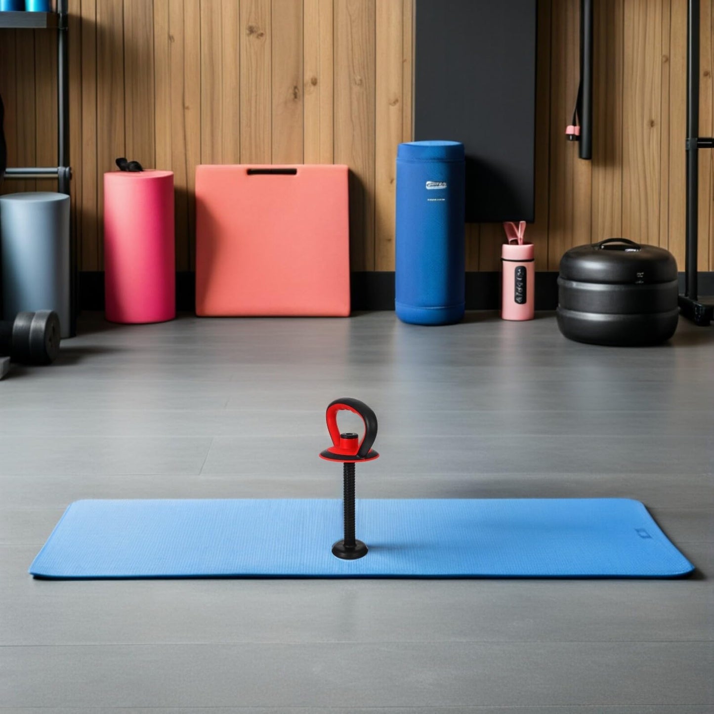 FOYTOKI Adjustable Kettlebell Handle with Stable Base and Nut Quick Assembly Ergonomic Grip for Strength Training Full Body Workouts Home Gym 14.17X7.28X4.80In