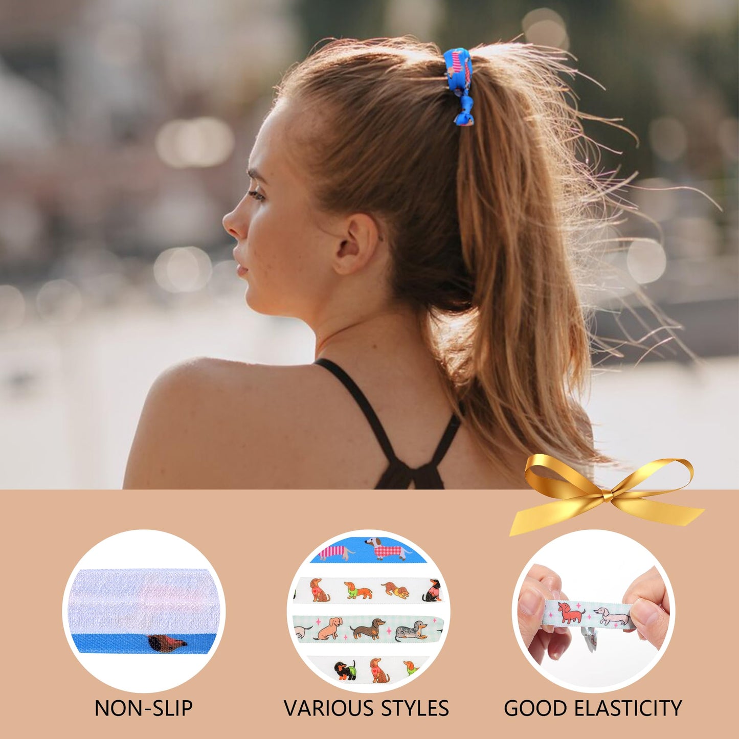 Dachshund Gifts for Women Dachshund Dog Lover Unique Gift Basket with Glass Cup Makeup Bag Headbands Novelty Socks for Dog Mom Funny Bag Birthday Gifts for New Puppy Owners