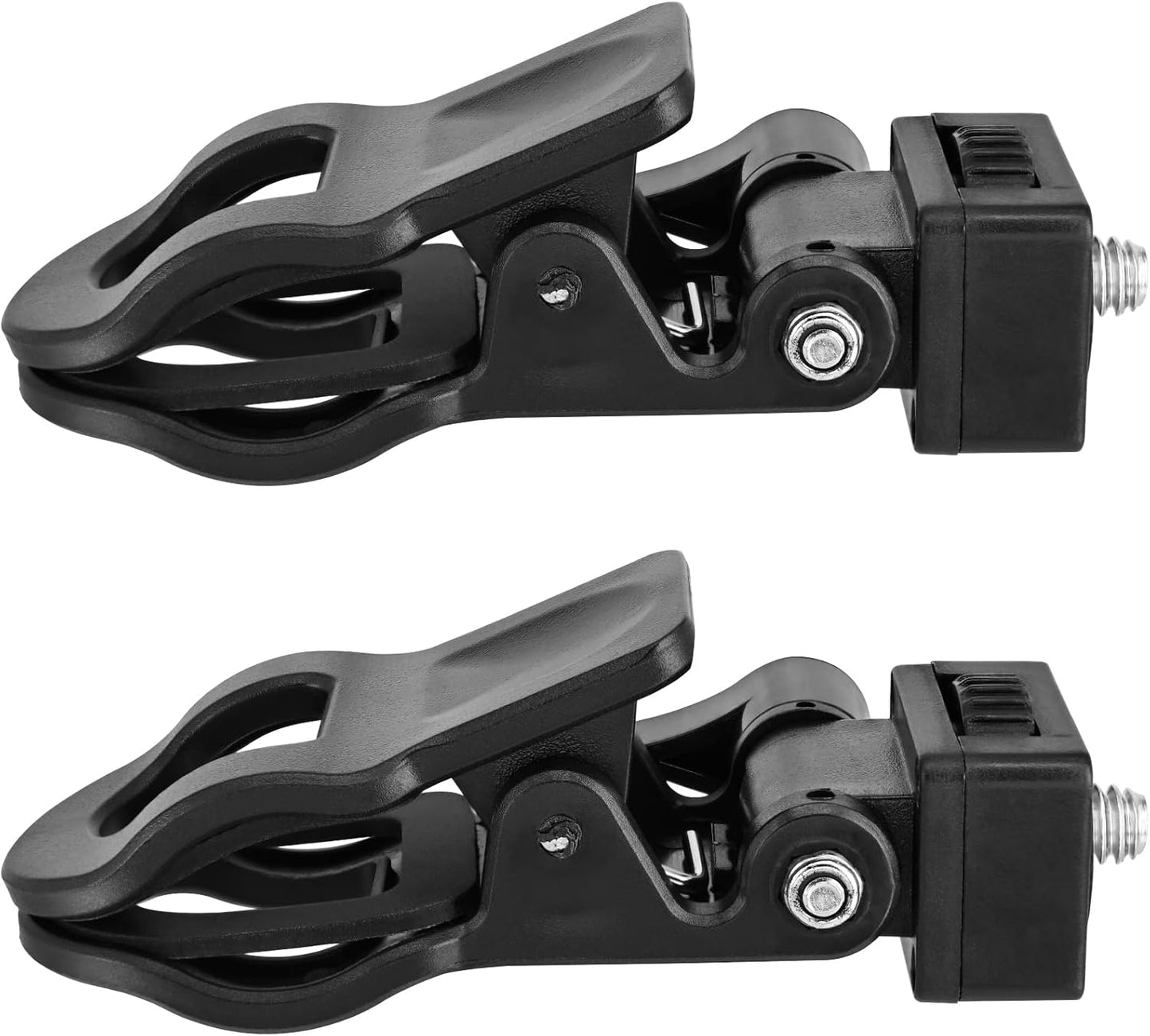 Yeebline 2 Pack 1/4 Monitor Camera Mount Clip, Monitor Camera Mount Clamp Selfie Light Ring Light Clip with Screw