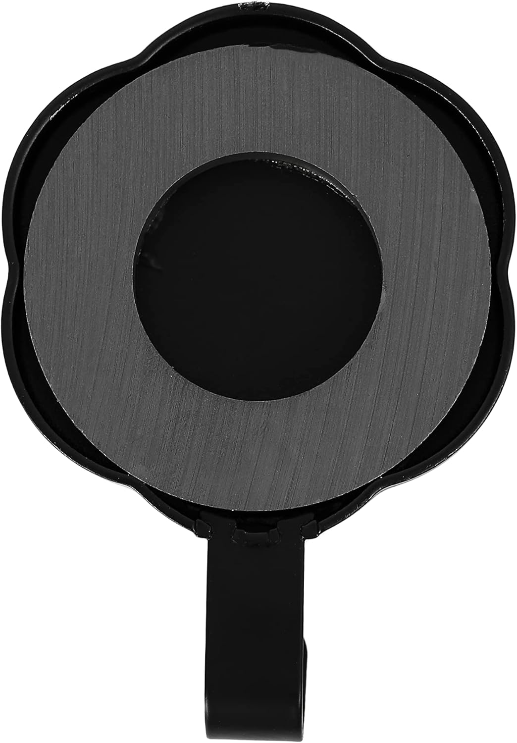 Sattiyrch Magnetic Wreath Hanger - Strong Metal Door Hook Holds Up to 8 lbs | Black, 2-Pack
