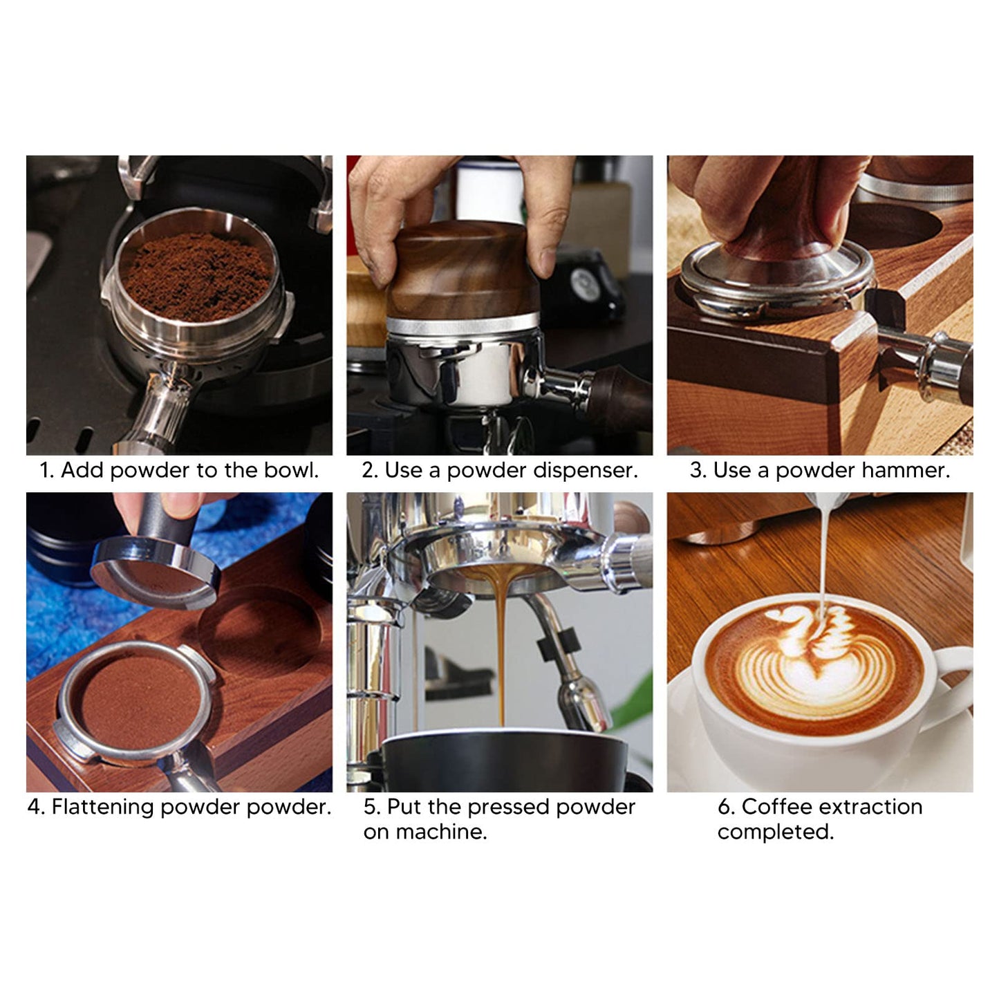 Bottomless Portafilter Ascaso Milesto Em19M2 Crem One Casadio Semremo Cimbali Royal Gemilai Bezzera Gaecm Filter Basket Thailand Rosewood Aluminum Alloy 2 Ears Portafilter
