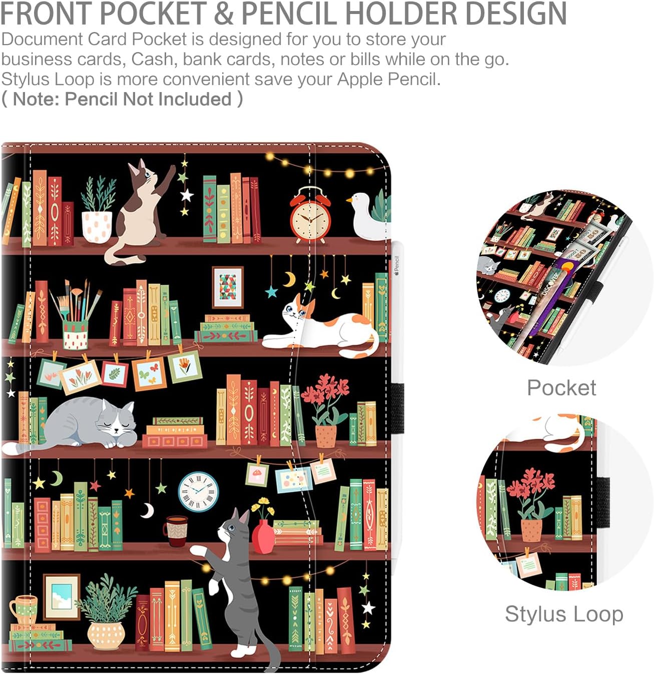 CutebriCase 11-Inch (M4/M3/M2), 5th 4th 10.9 Inch, 11 Inch 4th/3rd/2nd/1st Case for iPad Air Case for iPad Air