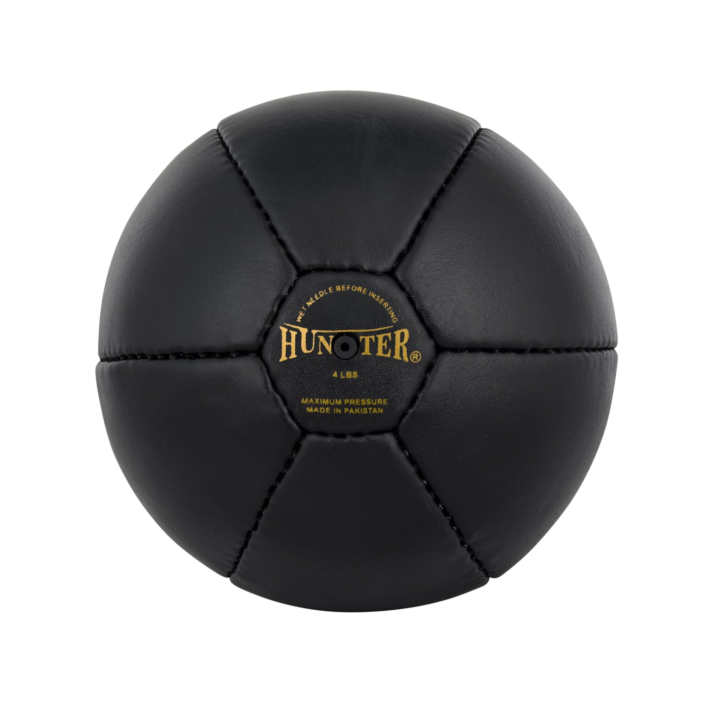 HUNTER SpeedKills PU Leather Speed Bag – Lightweight Latex Bladder, Fast Rebound Training Speedball for Boxing, MMA & Fitness (Black, Large 10.5" x 7")