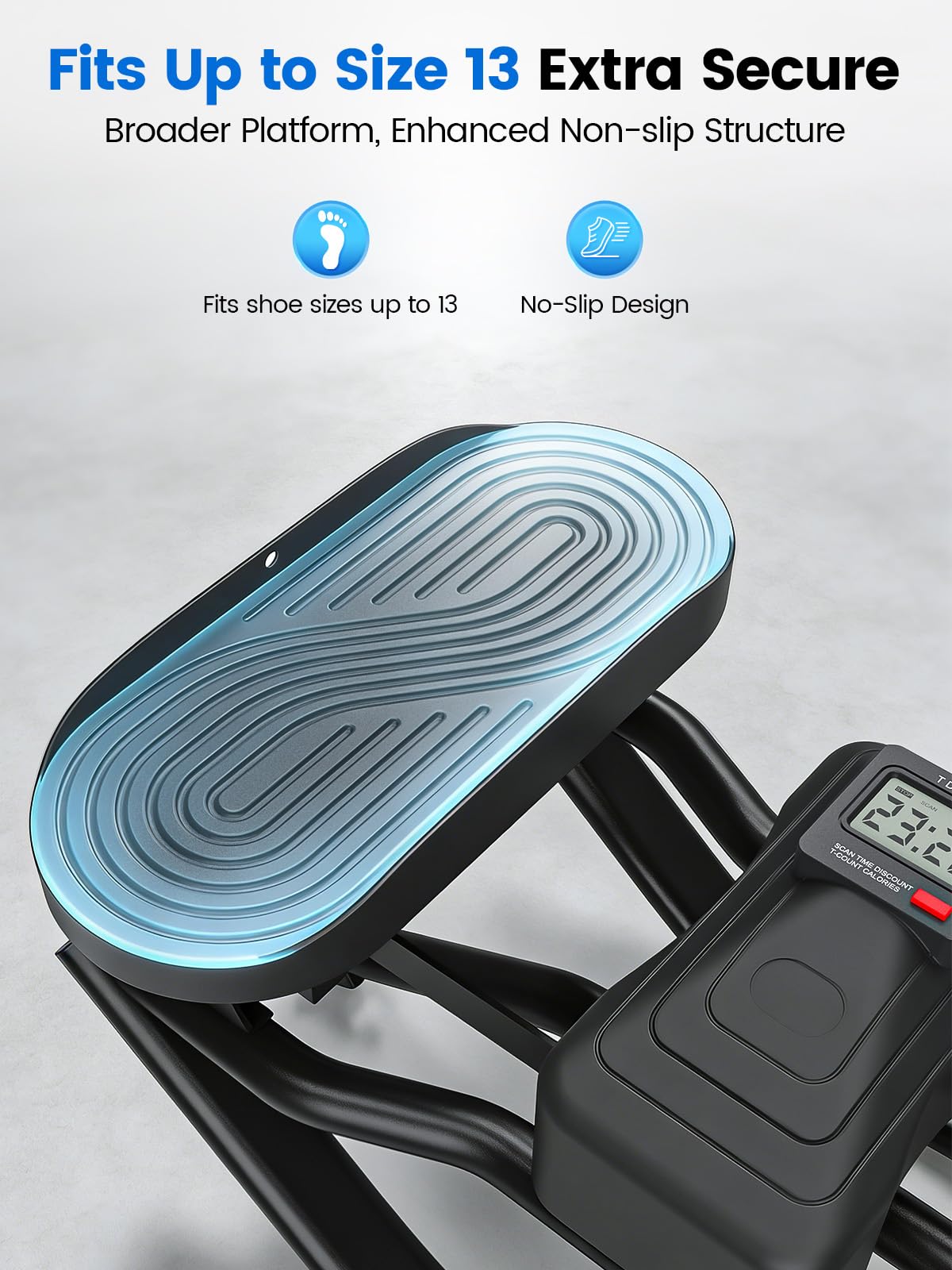 Yagud Rock Stepper for Exercise at Home, Portable Rock Stepper Side to Side with Resitance Bands,Full Body Workout Stepper Exercise Machine Low-Impact Knee-Friendly for Office