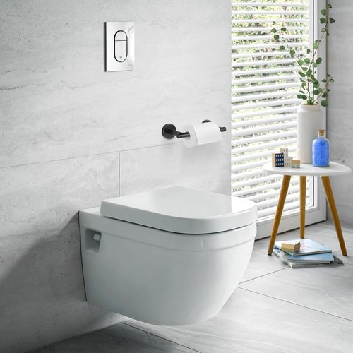 Newfun Toilet Paper Holder - Oil Rubbed Bronze | Adjustable Double Post Design, Wall Mount, SUS 304 Stainless Steel