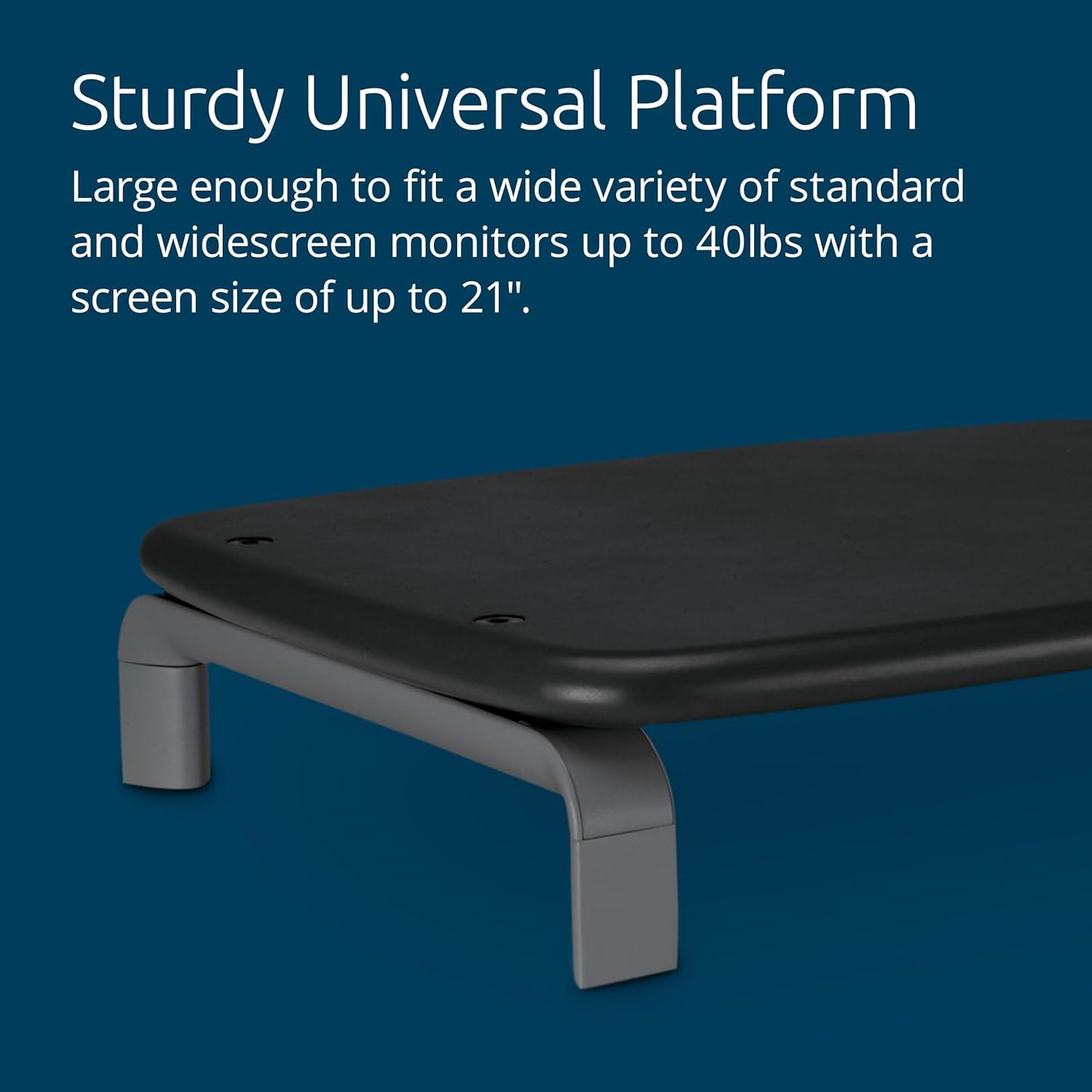 21 (K60087F) Kensington SmartFit Monitor Stand for up to screens - Gray