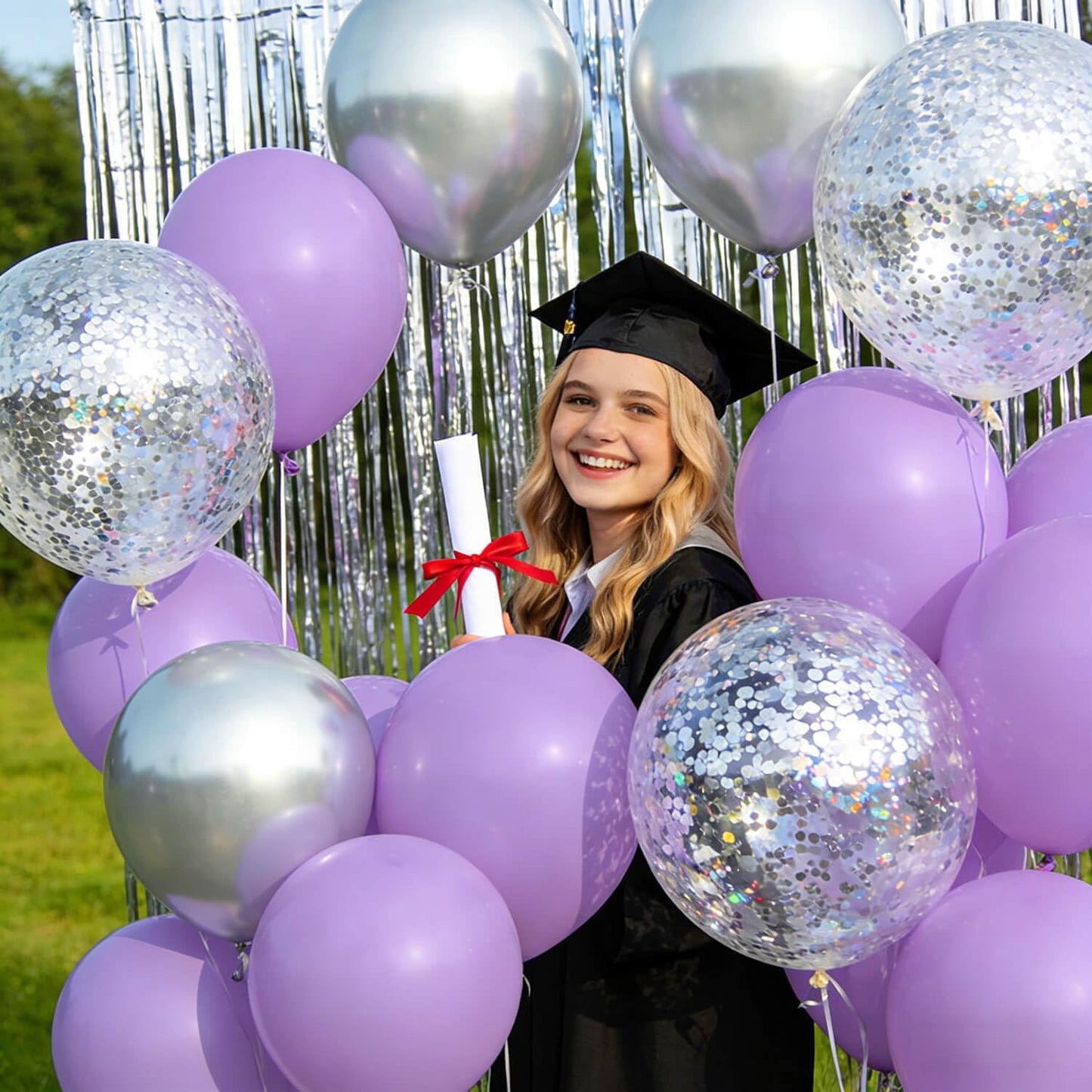 Pastel Purple Balloons by 110pcs - 12 Inch Latex Balloons for Birthday Parties & Baby Showers