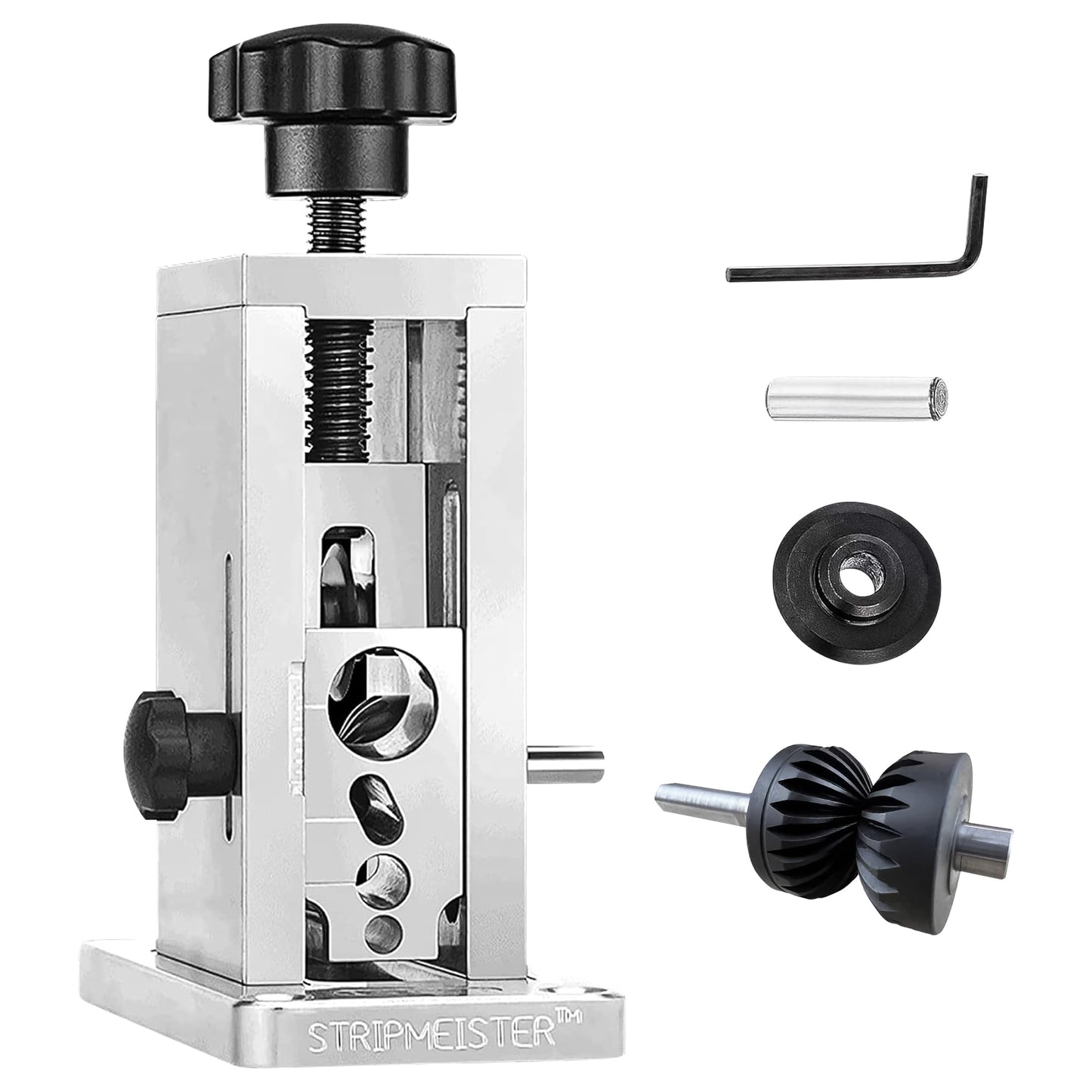 StripMeister Original & E250 Feeder Replacement, E250 Blade Replacement Kit, and Drill-Powered Wire Stripper Machine - Ultra-Grip Replacement Feeder, Manual Wire Stripping Made Easy
