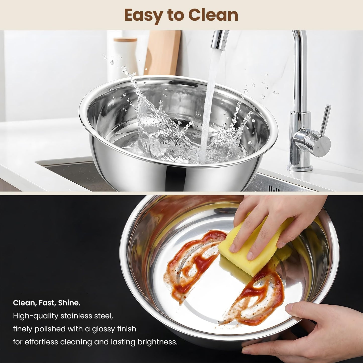 Gold Chafing Dishes for Buffet Set of 4 Pack, 6QT Round Buffet Servers and Warmers Set with 4 Spoons, 4 Slotted Spoons, 4 Tongs, 2 Gloves, Chafers and Buffet Warmers Sets for Wedding, Birthday, Party