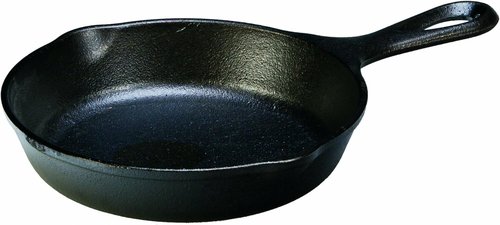 Lodge Seasoned Cast Iron Skillet - PFAS-Free Non-Toxic Cookware - Naturally Non-Stick & Oven Safe - 6.5 Inches