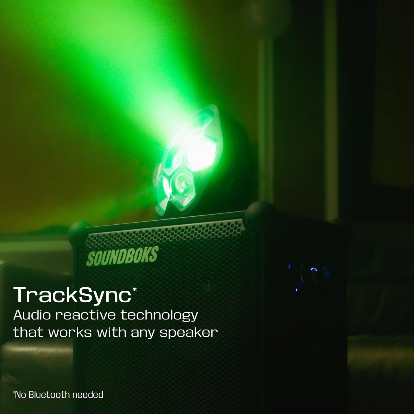 SOUNDBOKS Lightboks Portable Party Light, Compatible with All Speakers, Audio Reactive, Music Activated with App Control, IP65 Waterproof, TeamUp Connection, Ideal for Outdoor & Events