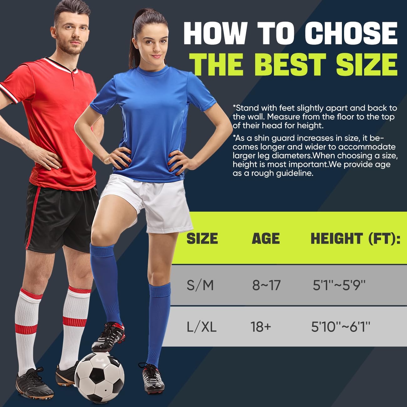 Rawxy Football Soccer Shin Guards with Exceptional Flexible Soft Light Weight - Great for Boys Girls Junior Youth(Blue Yellow, S&M)