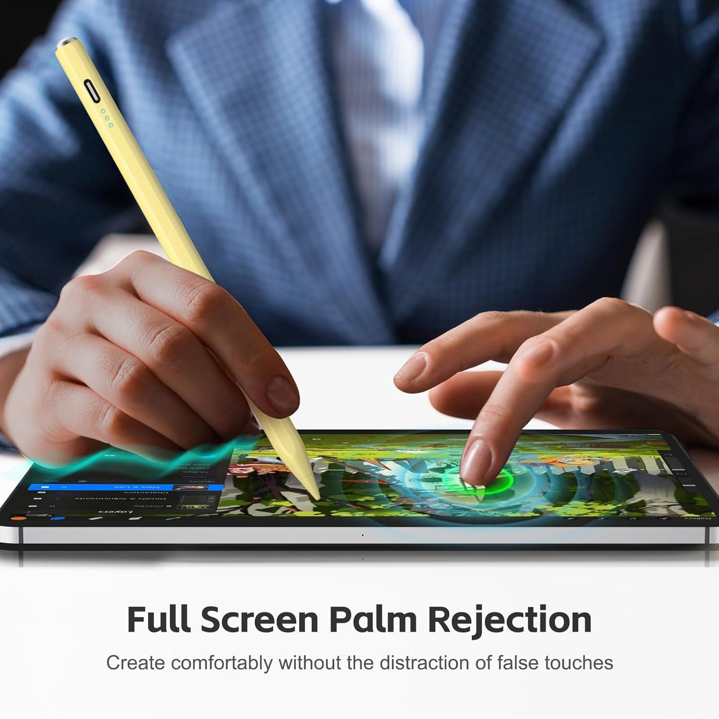 Aspaper 2026-2018 13mins 11th (A16)/10/9/8/7/6 11"/12.9"/M4/M5, 3/4/5/M2/M3/M4, 7/6/5 Stylus Pen for iPad with Fast