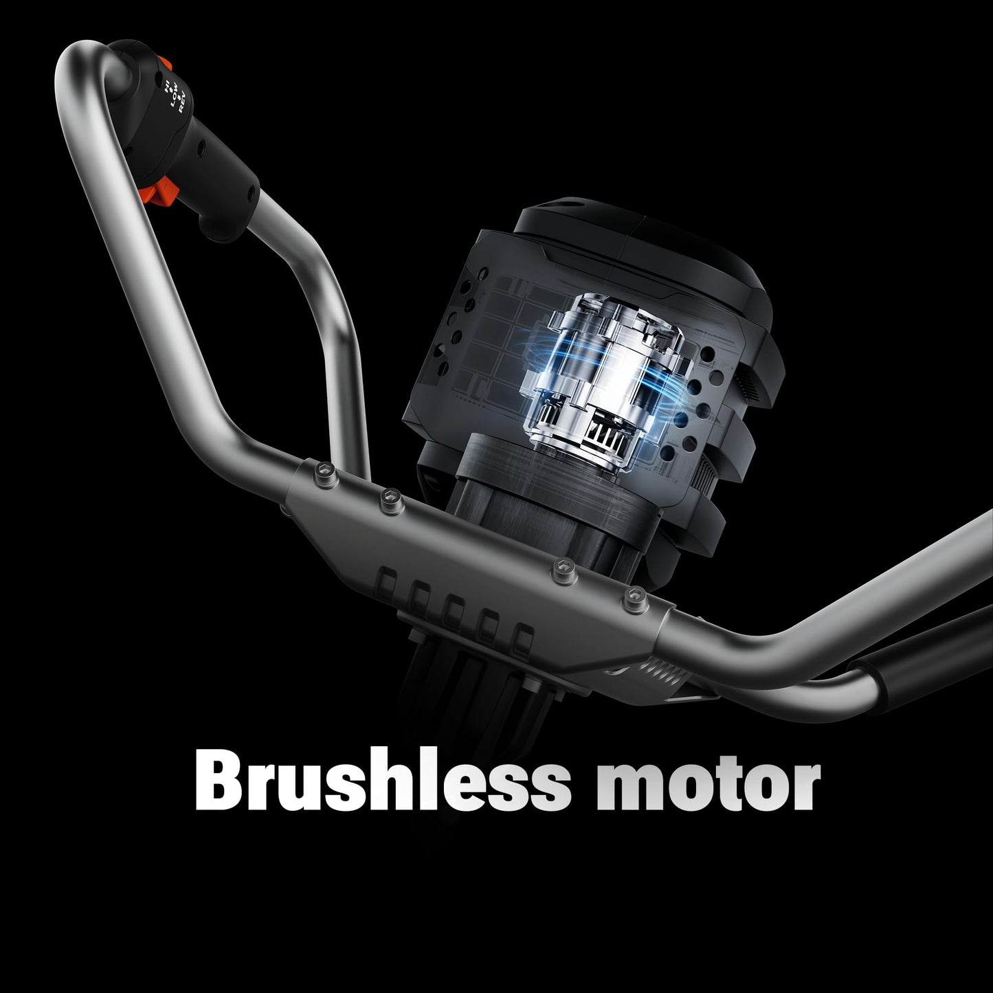 WORX Nitro 40V Brushless Cordless Earth Auger, Electric Post Hole Digger for Fence Posts with Drill Bit 8'', for Garden & Plant, Equivalent to a 45 CC Gas-Auger, Battery and Charger Included, WG865