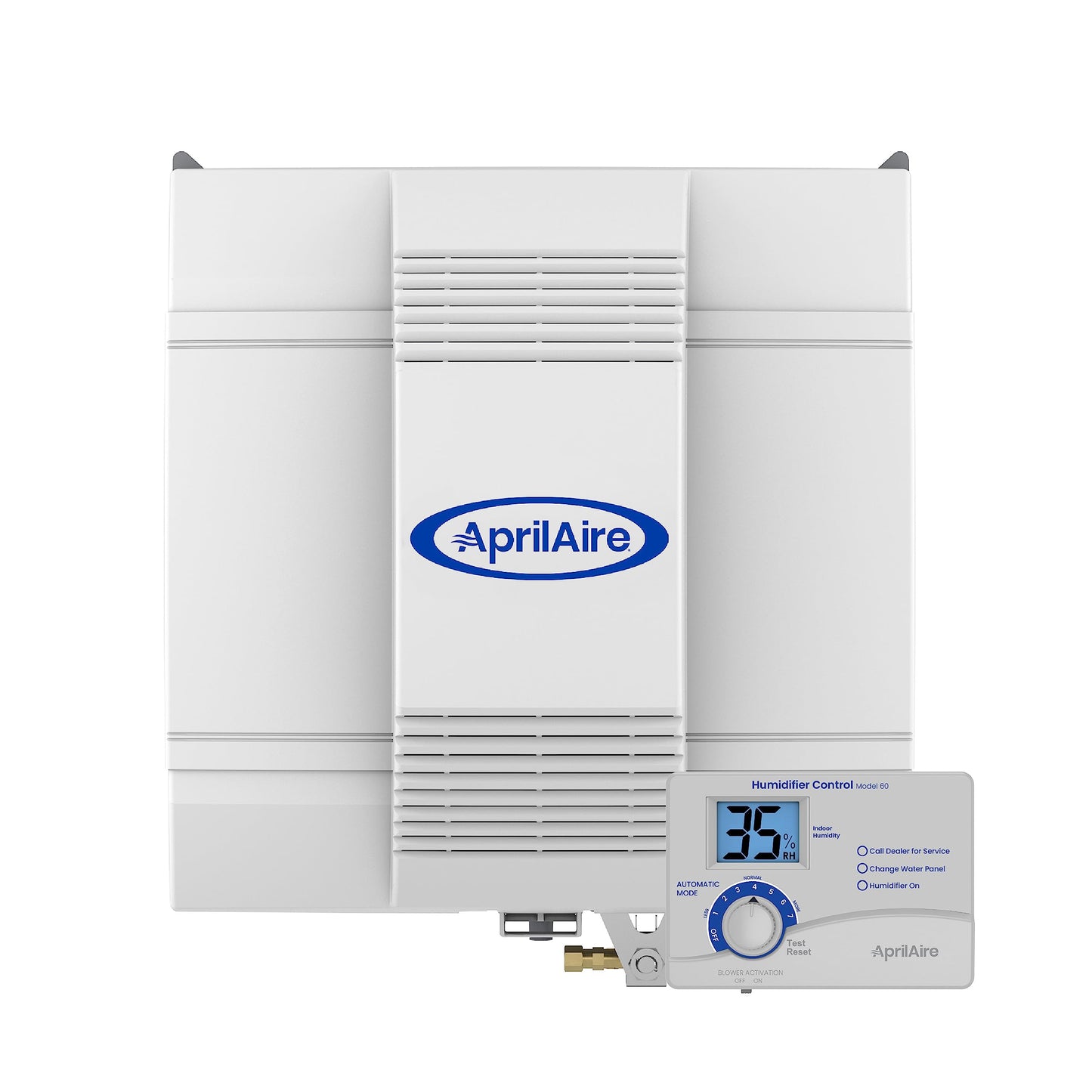 AprilAire 700 Whole-House Humidifier, Automatic Fan Powered Furnace Humidifier, Large Capacity Whole-House Humidifier for Homes up to 5,300 Sq. Ft., White