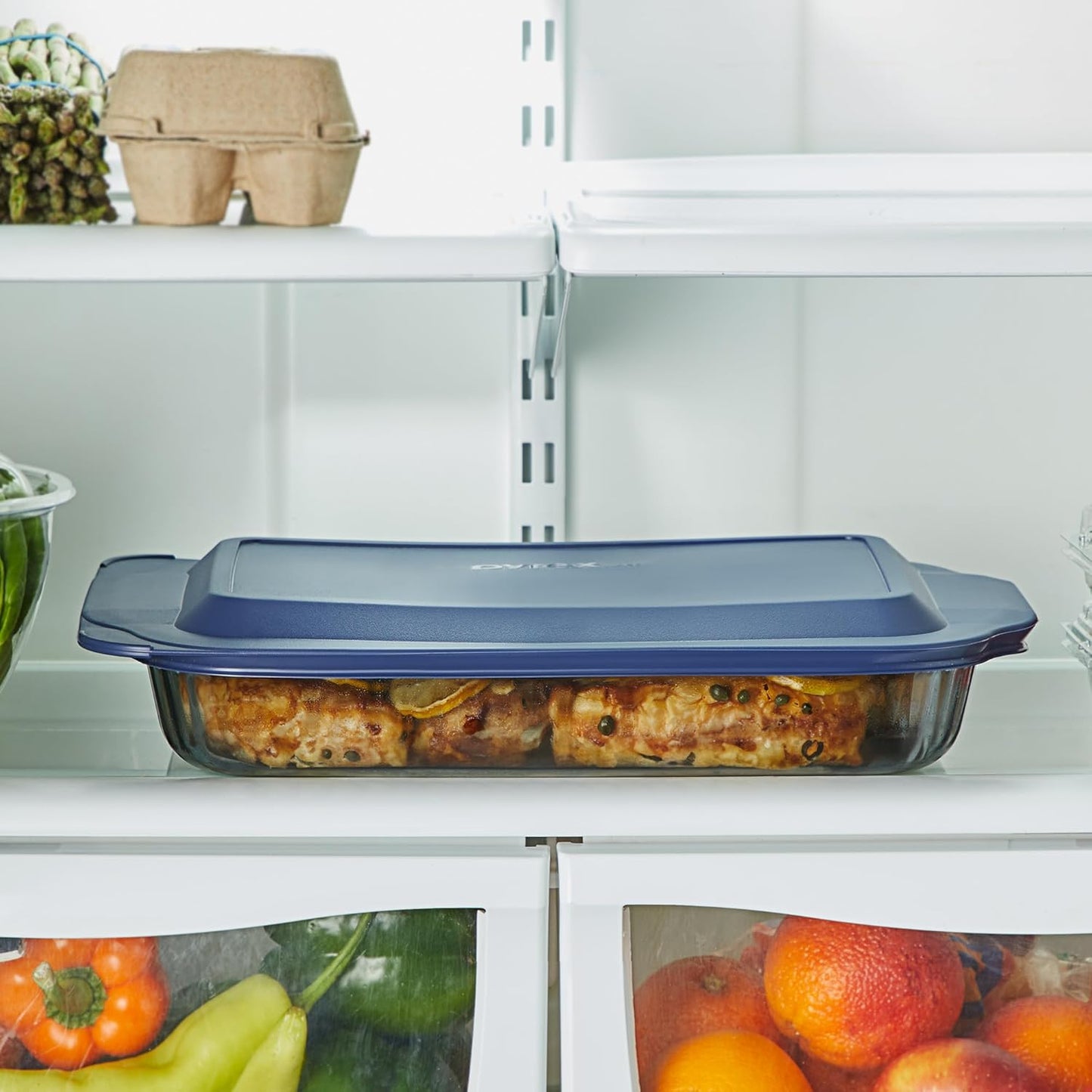 Pyrex Colors Tinted Glass Baking Dish - 9x13 Oblong Bakeware with BPA-Free Lid | Dishwasher & Microwave Safe