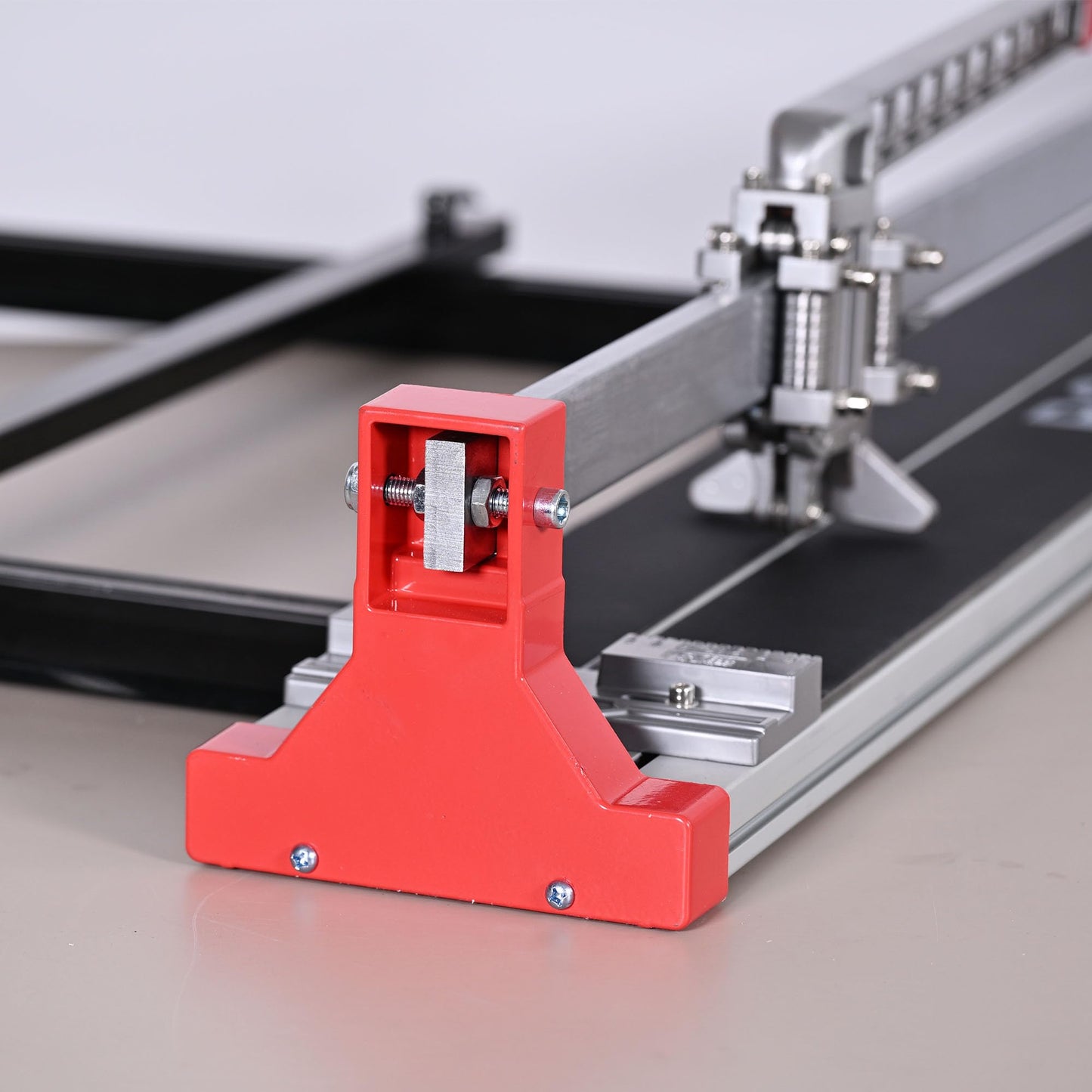 ROJOO 32/48 inch Manual Tile Cutting Machine Wide Aluminum Bottom Plate Single Slide Rail Adjustable Ceramic Porcelain Tile Cutter Heavy Duty (48inch/120cm)