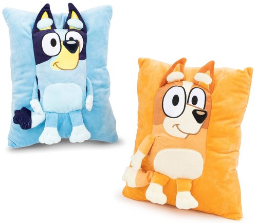 Bluey Bingo Snuggle Pillow - Super Soft Plush Decorative Throw Pillow – Measures 13 Inches (Official Product)