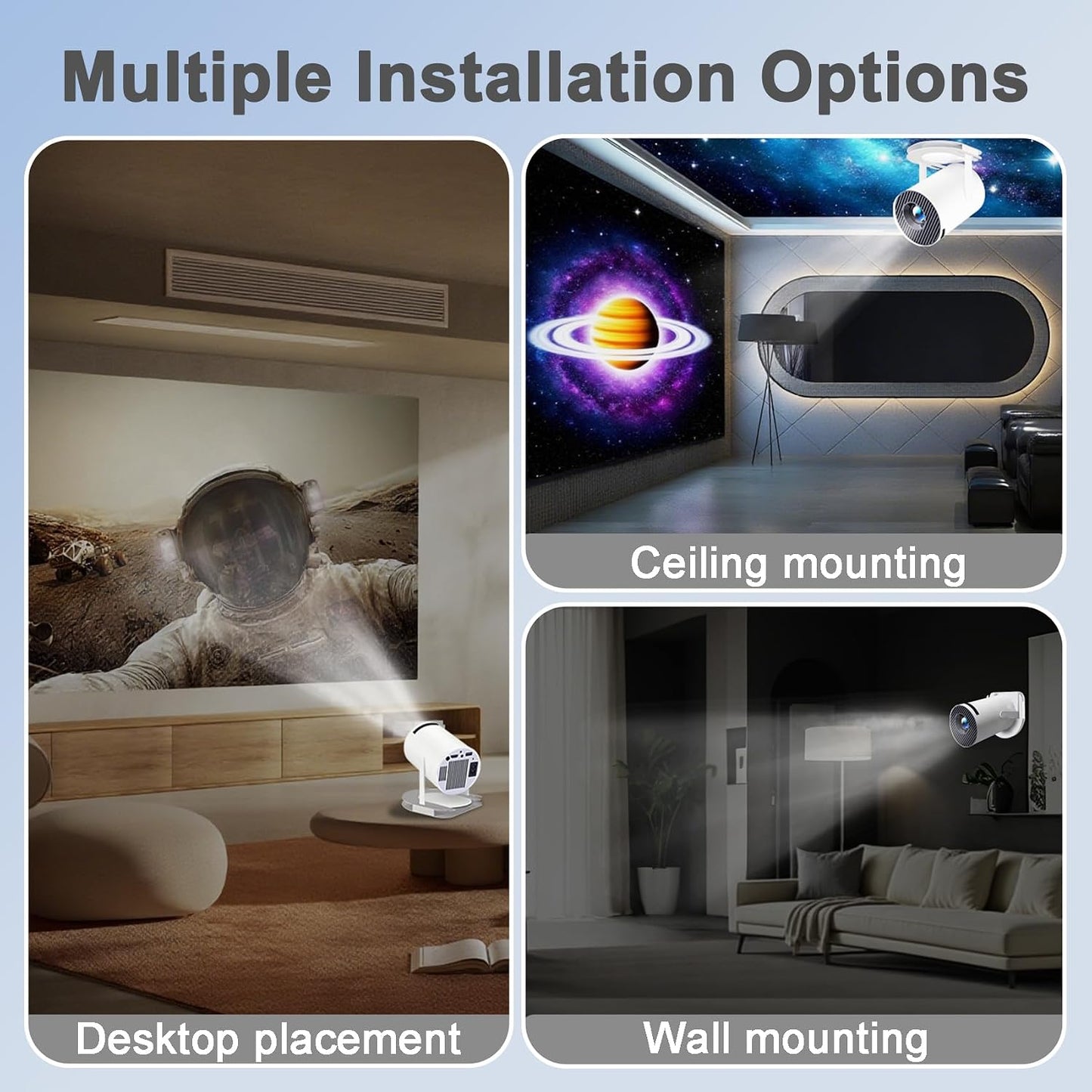 Freejia HY300 300PRO Wall Mount Compatible with Only PRO Mini Projector Ceiling Mount,HY Accessories Wall Mount Stand