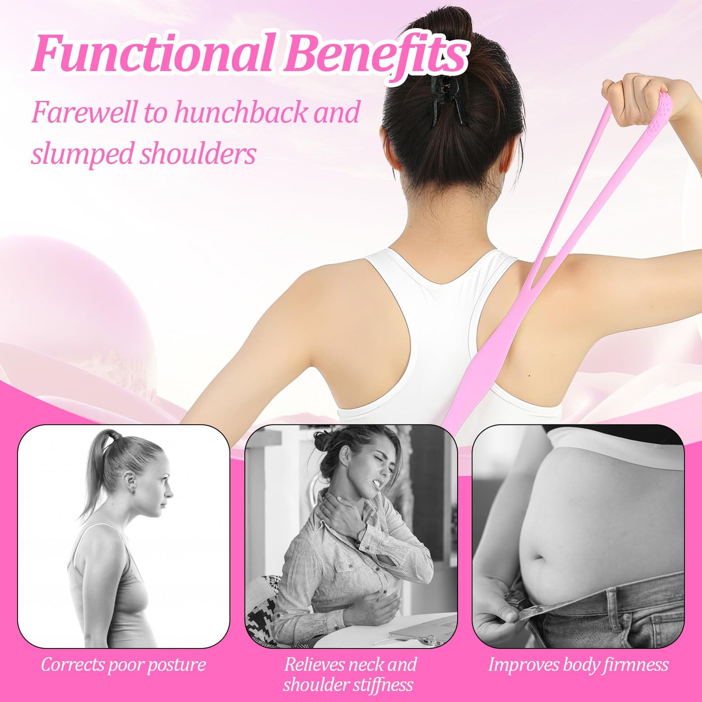 Figure 8 Resistance Band 8 Shaped Resistance Band for Arms Women Men with Handles Arm & Back Resistances Bands Work Out Chest Expander Weight Fitness Pulling Rope for Legs Yoga Pilates Purple
